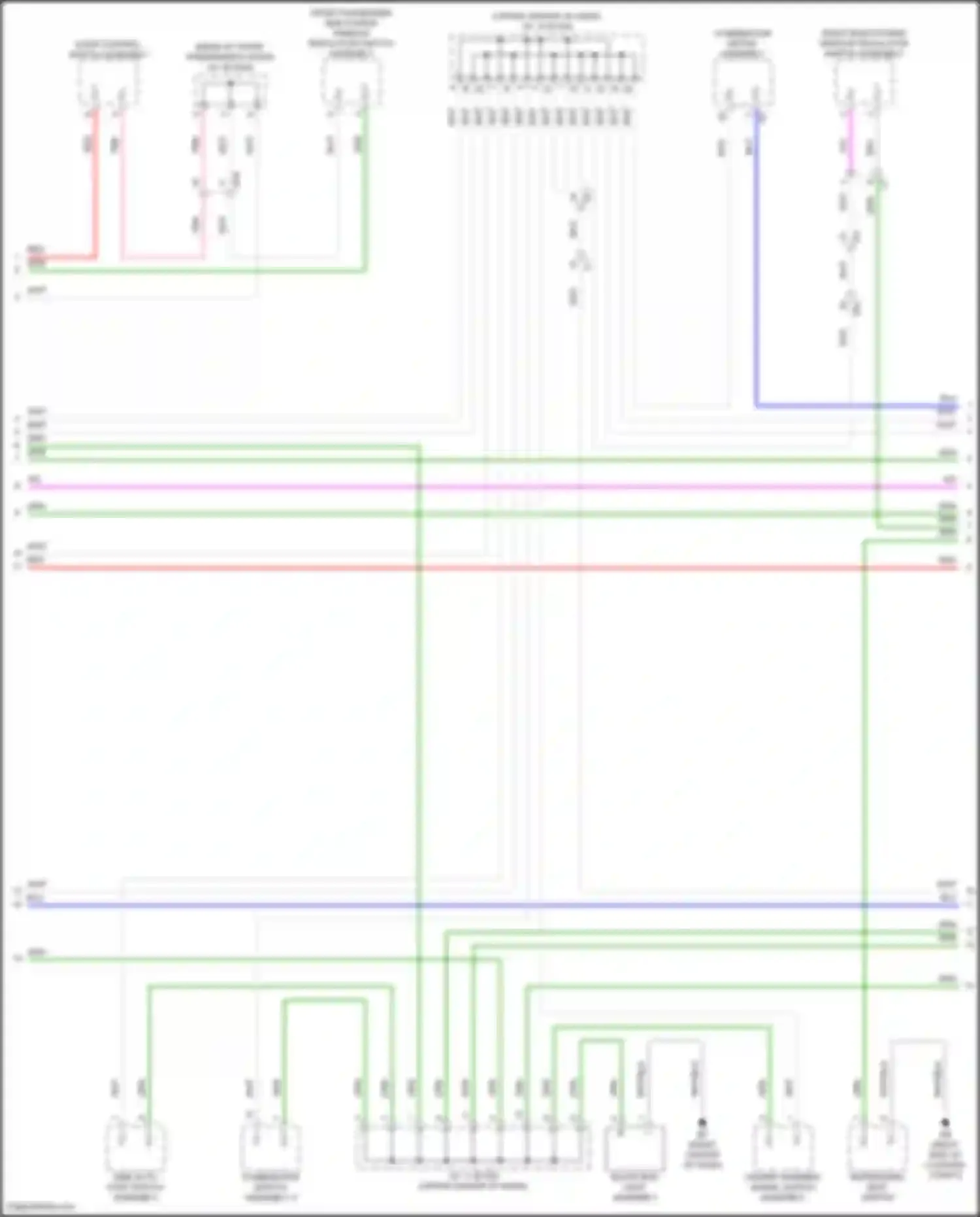 GX Lexus J310 (2023-2024): Instrument illumination circuit (3 of 5)
