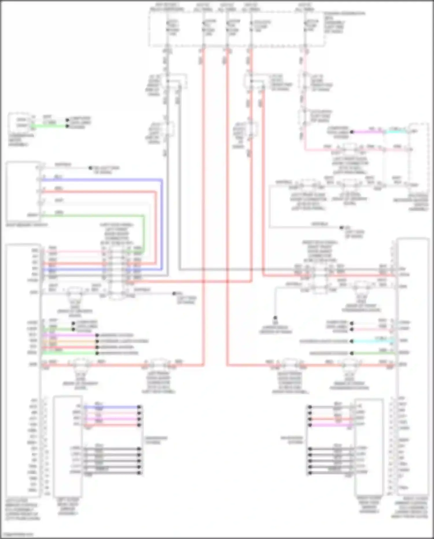 GX Lexus J310 (2023-2024): Memory mirrors circuit