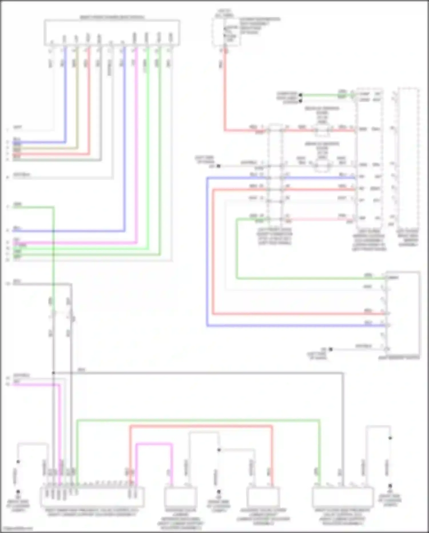 GX Lexus J310 (2023-2024): Passenger"s memory seat circuit (2 of 2)