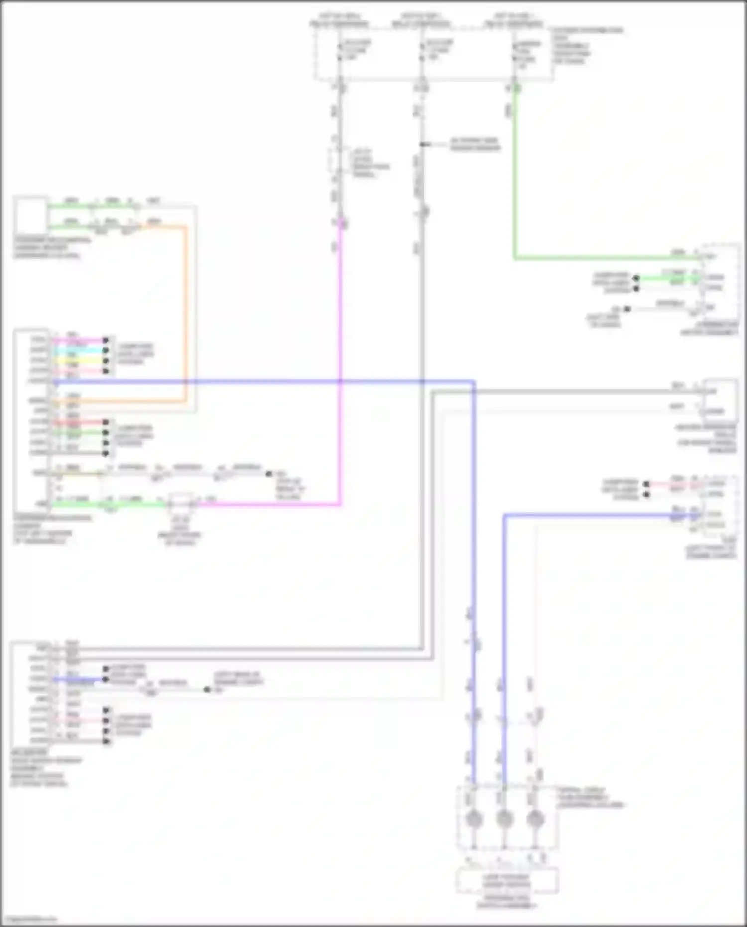 GX Lexus J310 (2023-2024): Lane departure warning circuit