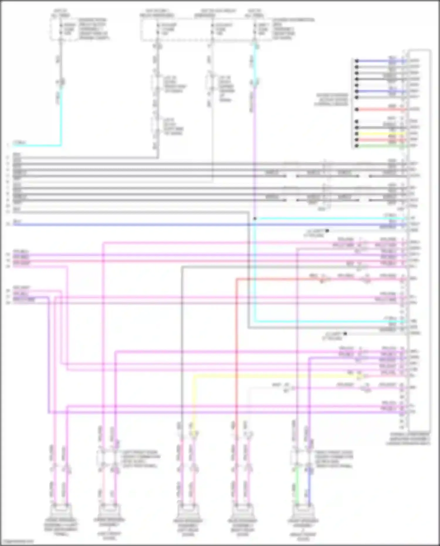 GX Lexus J310 (2023-2024): Navigation circuit, 10 speaker (4 of 4)