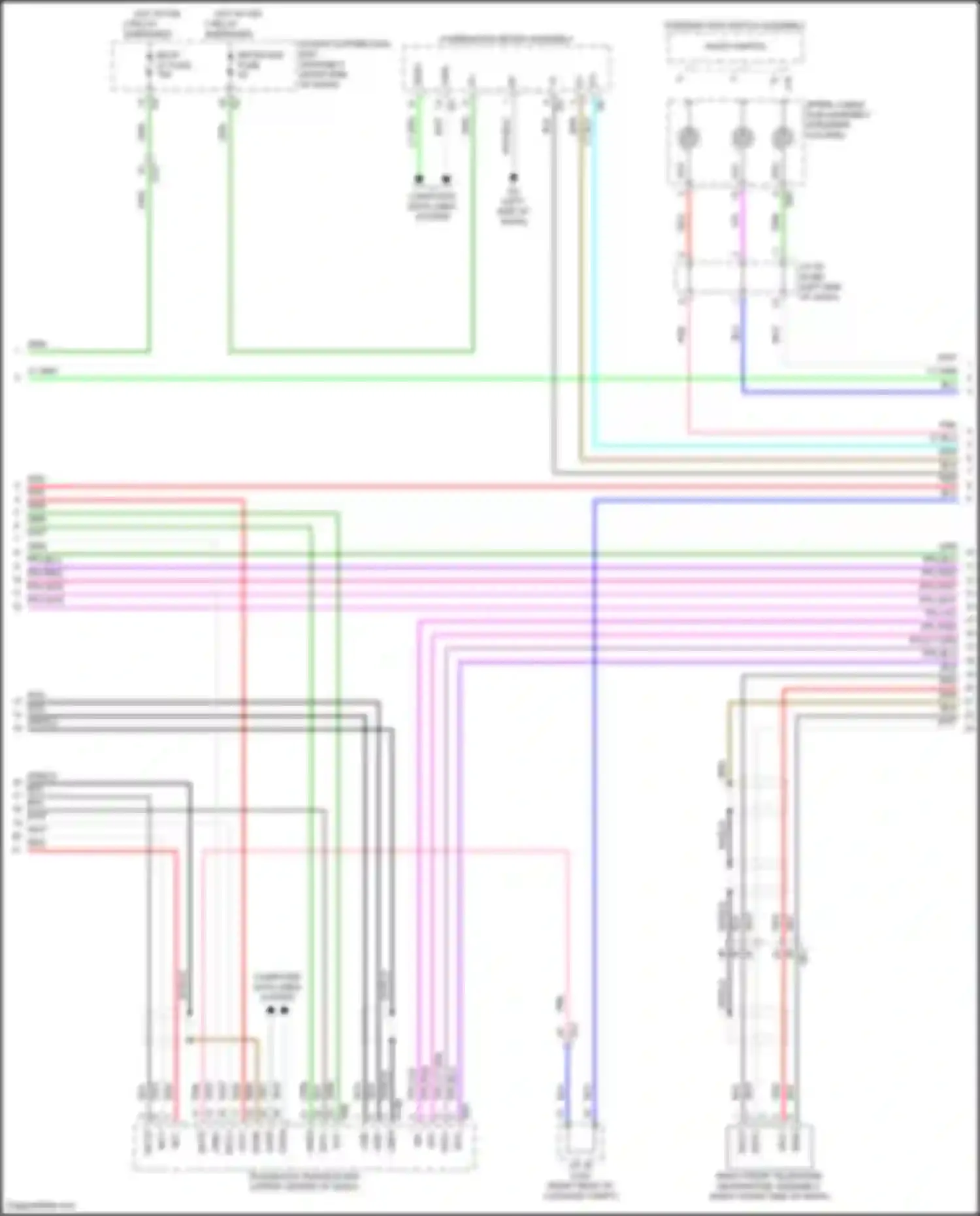GX Lexus J310 (2023-2024): Navigation circuit, 21 speaker (2 of 5)