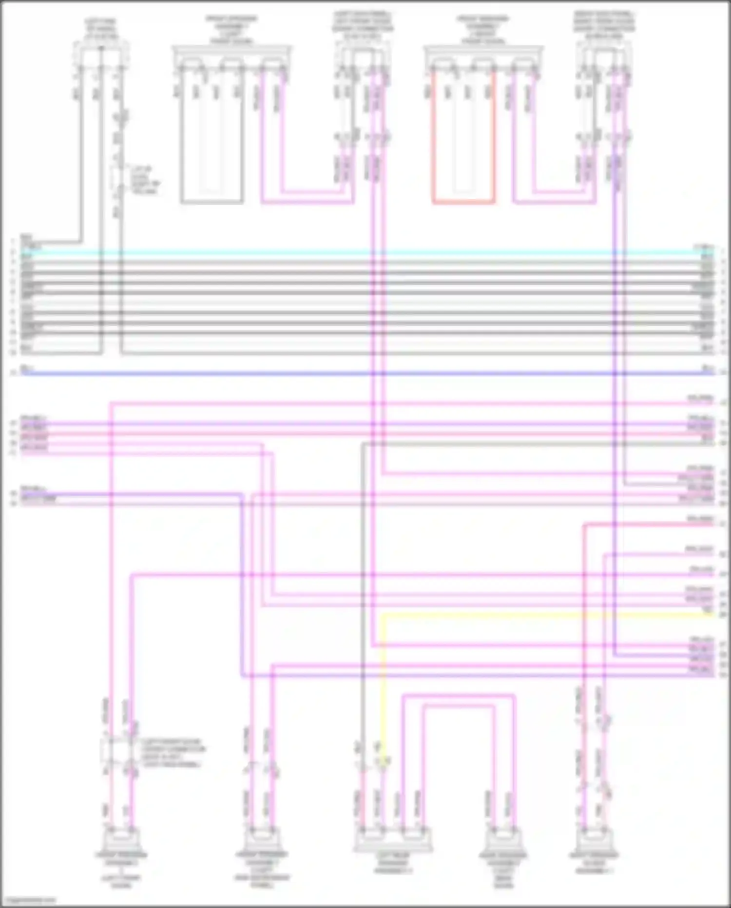 GX Lexus J310 (2023-2024): Navigation circuit, 21 speaker (4 of 5)
