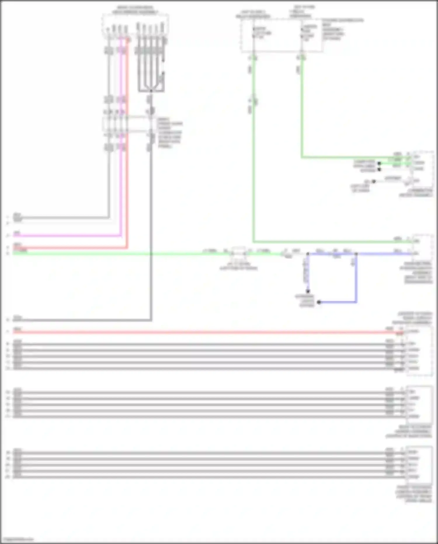 GX Lexus J310 (2023-2024): Parking assistant circuit (2 of 2)