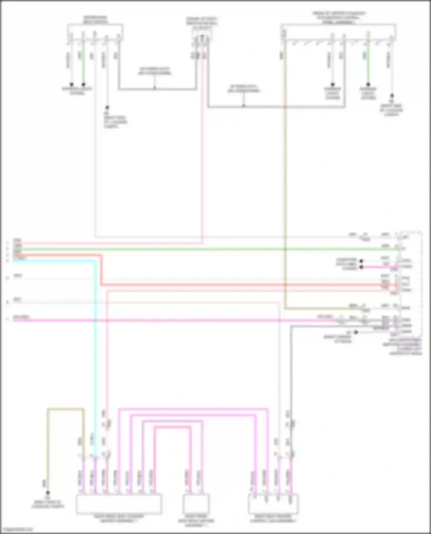 GX Lexus J310 (2023-2024): Rear heated seats circuit (2 of 2)