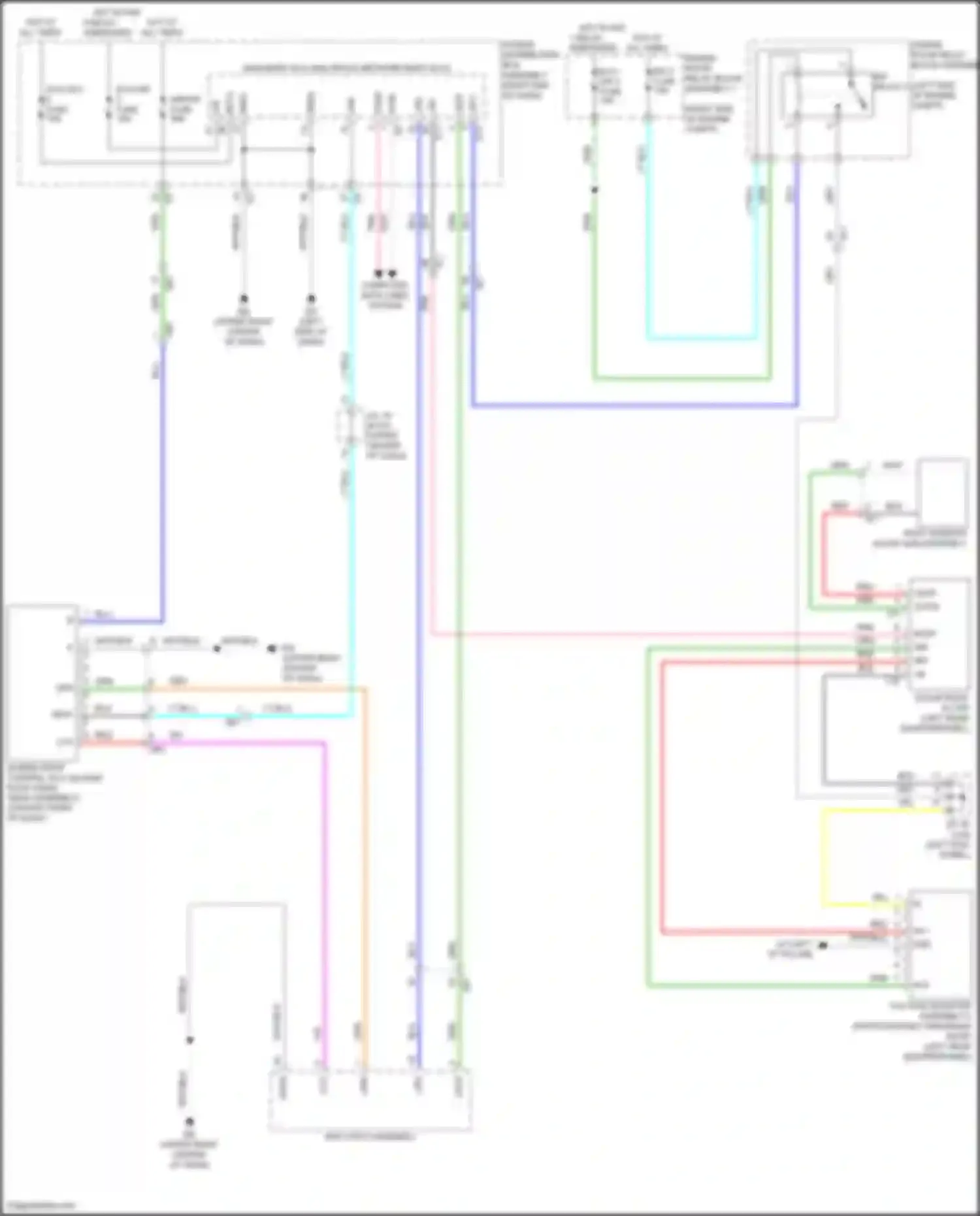 GX Lexus J310 (2023-2024): Panoramic roof circuit