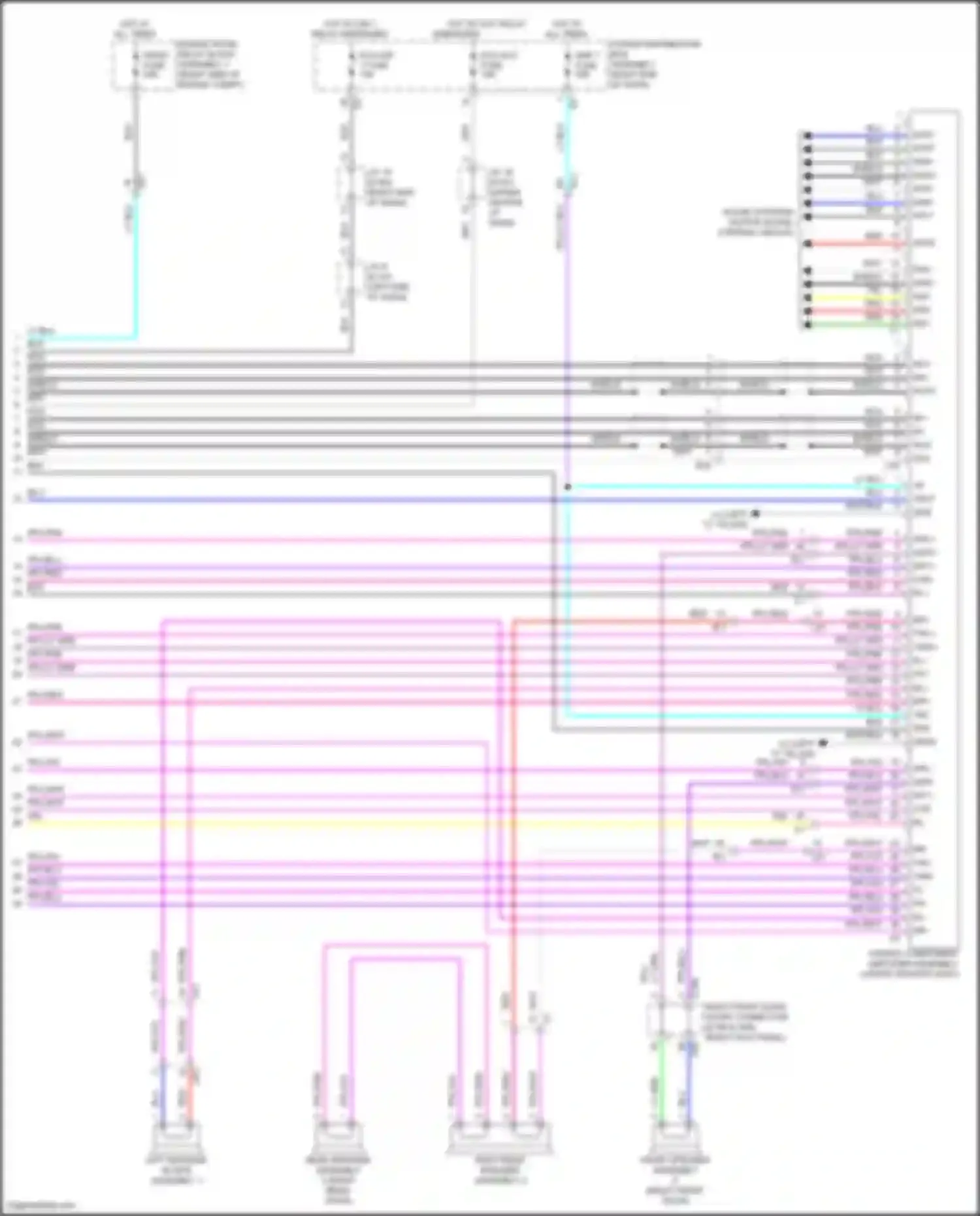 GX Lexus J310 (2023-2024): Radio circuit, 21 speaker (5 of 5)