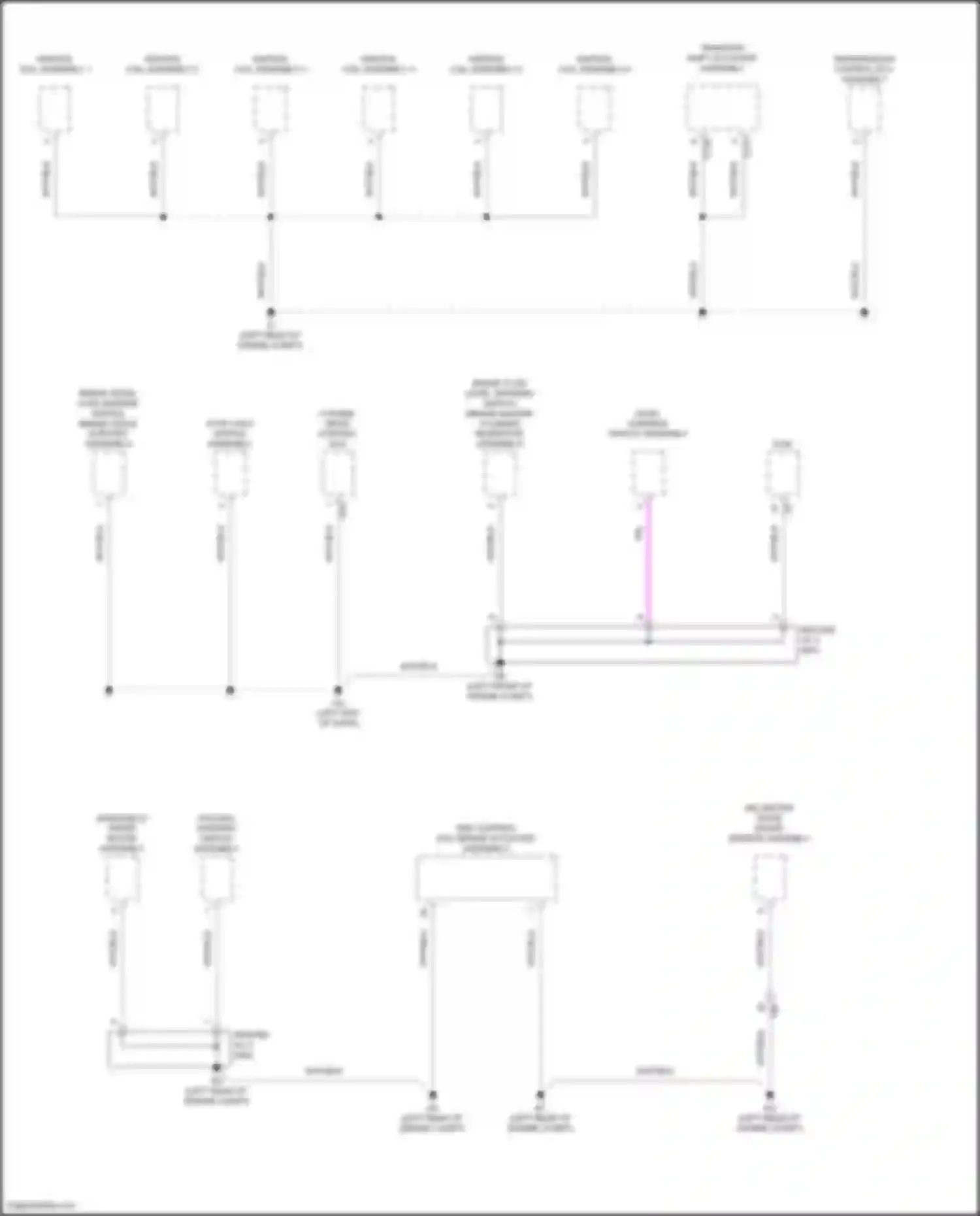 Wiring diagram 4 wheel drive control ecu for Lexus GX J310 (2023-2024) (4 of 6)