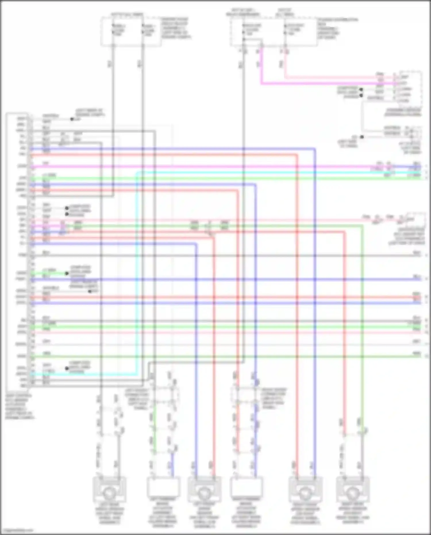 Wiring diagram abs 1 fuse for Lexus GX J310 (2023-2024) (1 of 3)