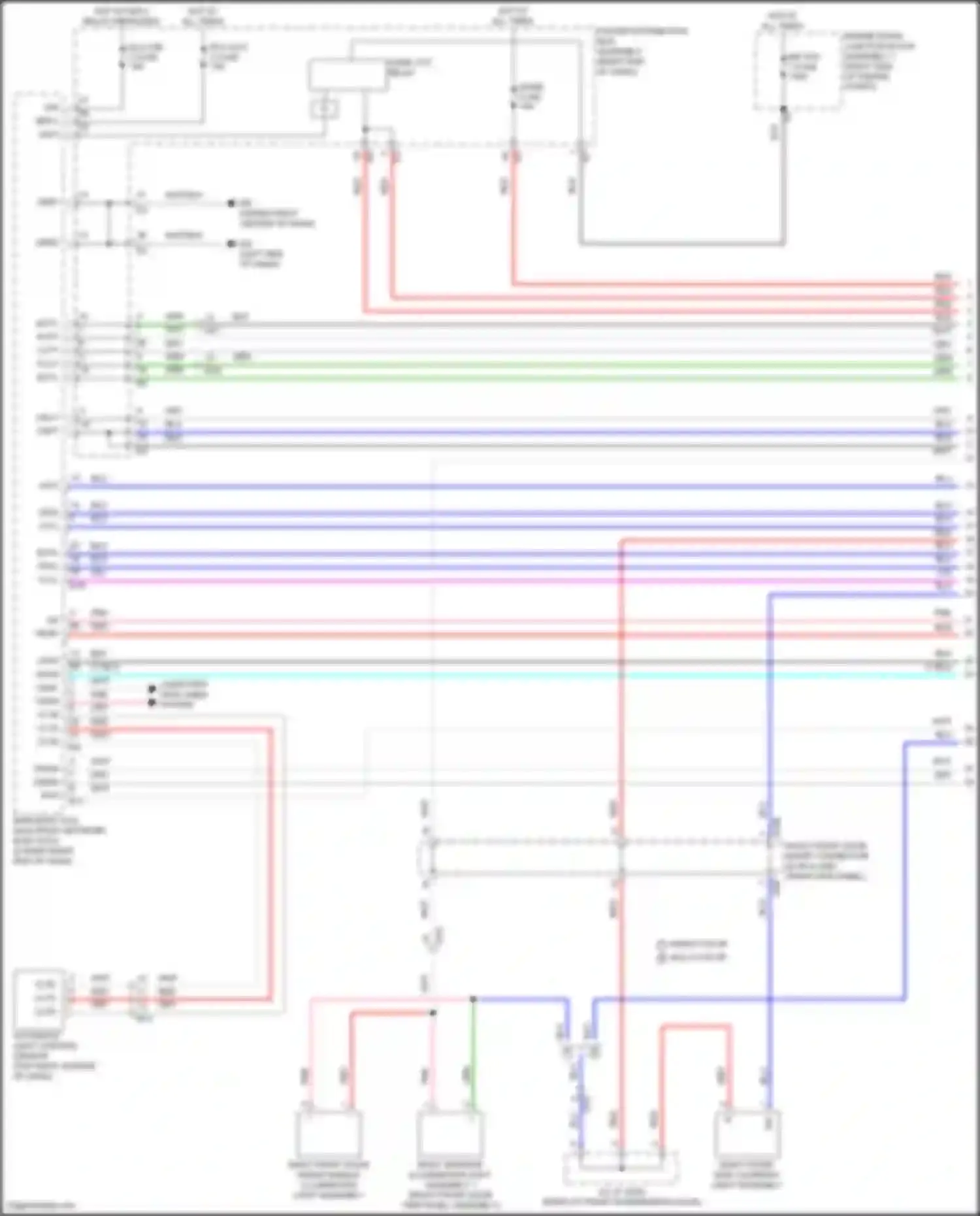 Wiring diagram automatic light control sensor for Lexus GX J310 (2023-2024) (1 of 4)