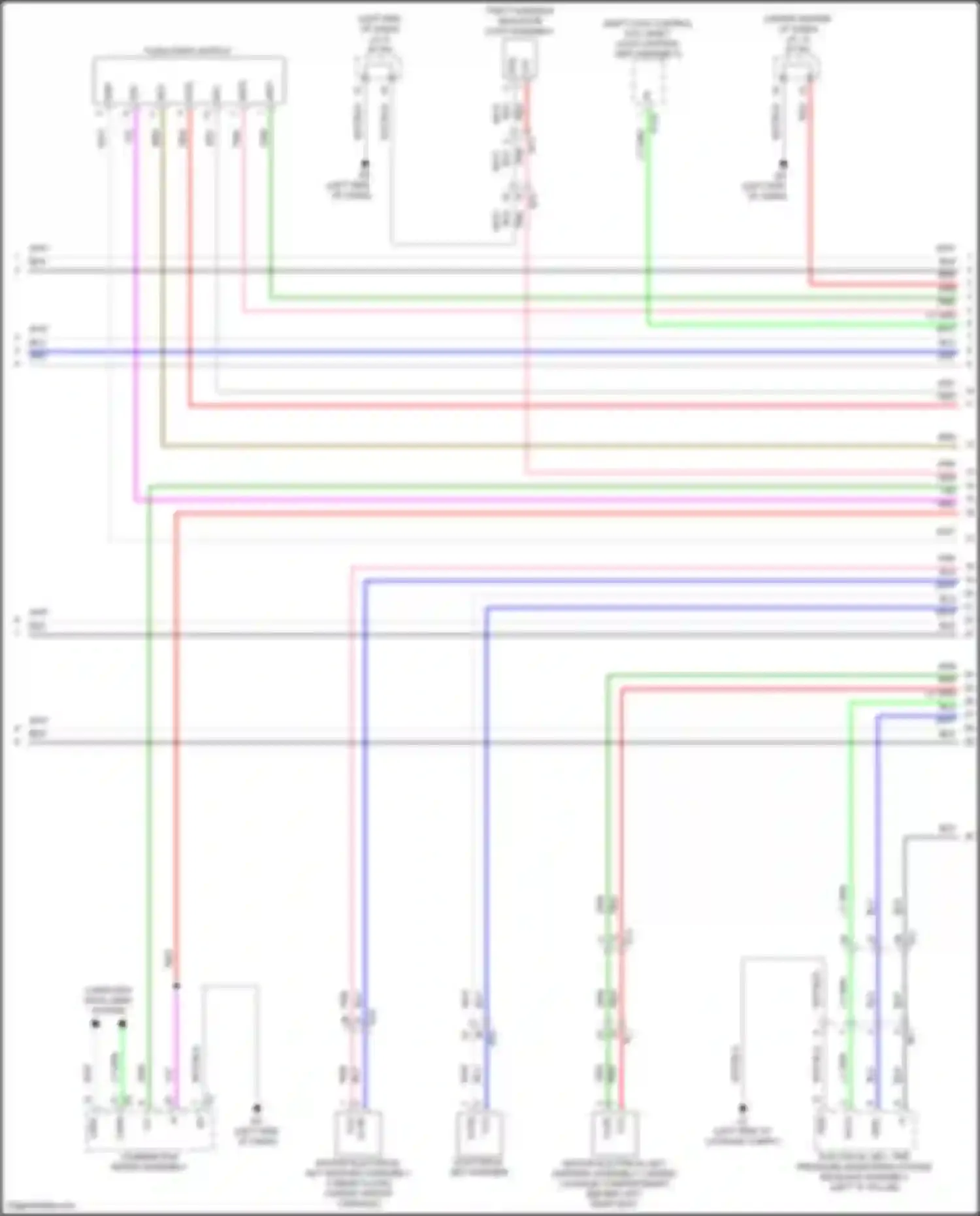 Wiring diagram computer data lines system for Lexus GX J310 (2023-2024) (86 of 93)