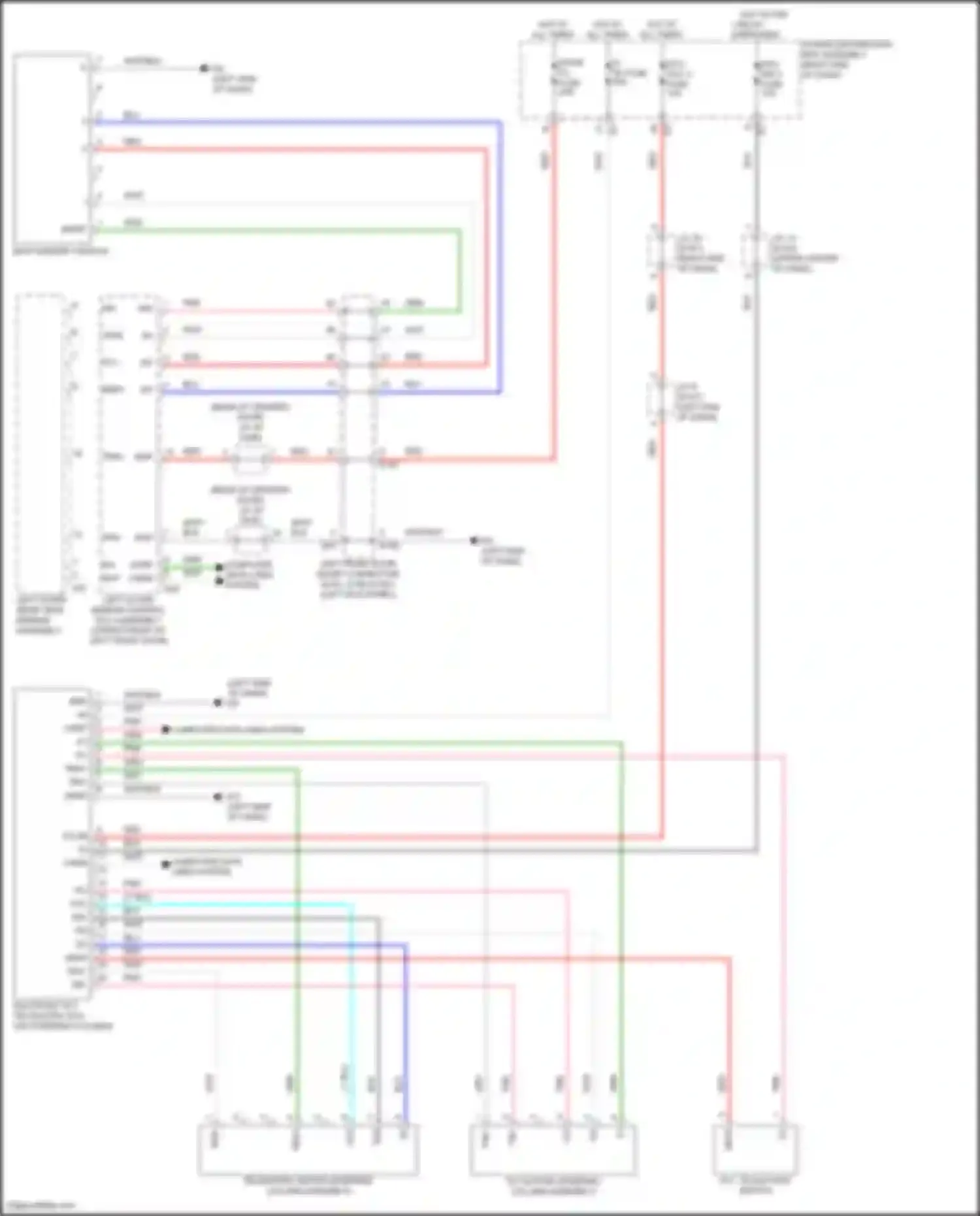 Wiring diagram ec+ for Lexus GX J310 (2023-2024) (5 of 7)