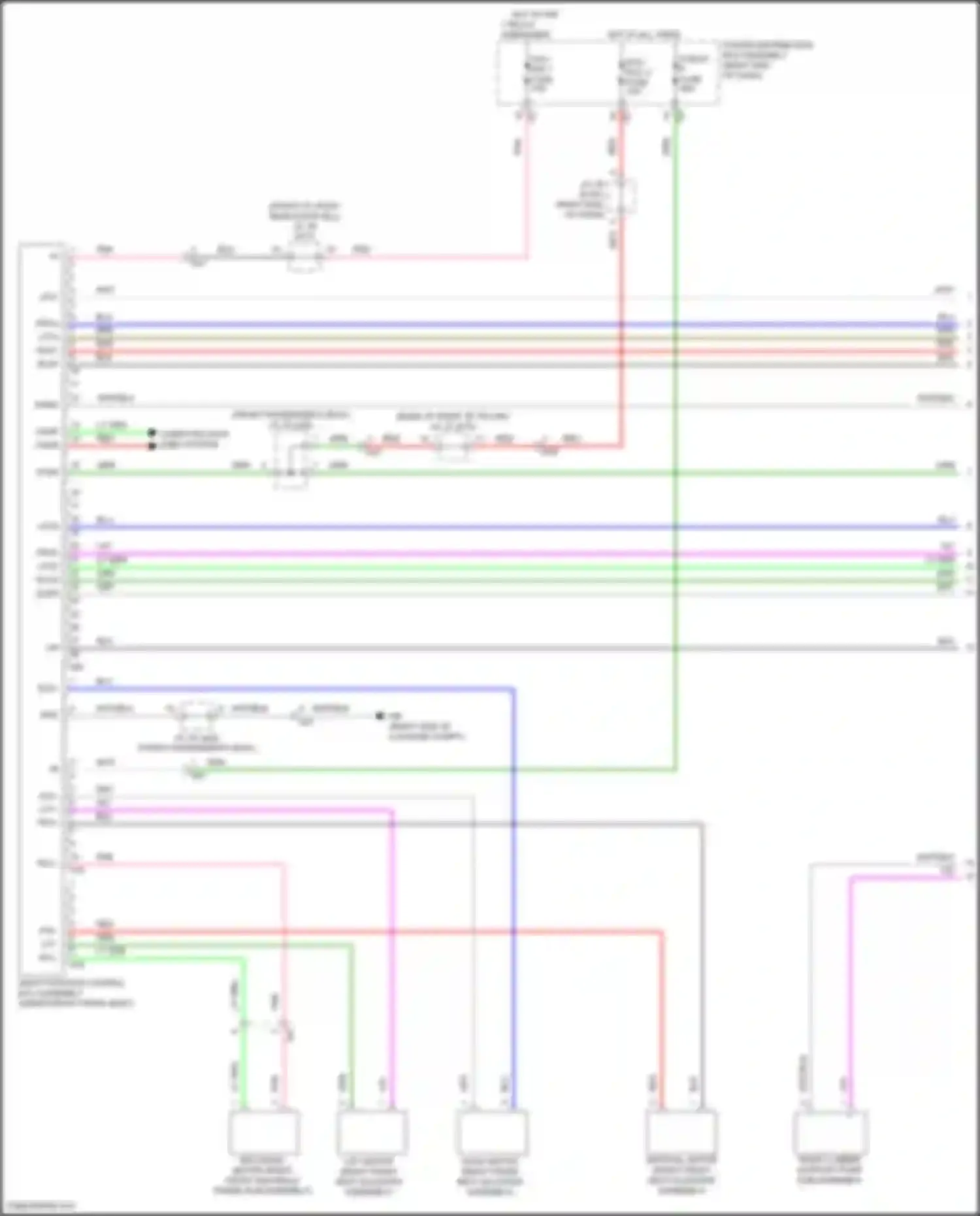 Wiring diagram ecu-igr 1 fuse for Lexus GX J310 (2023-2024) (7 of 20)