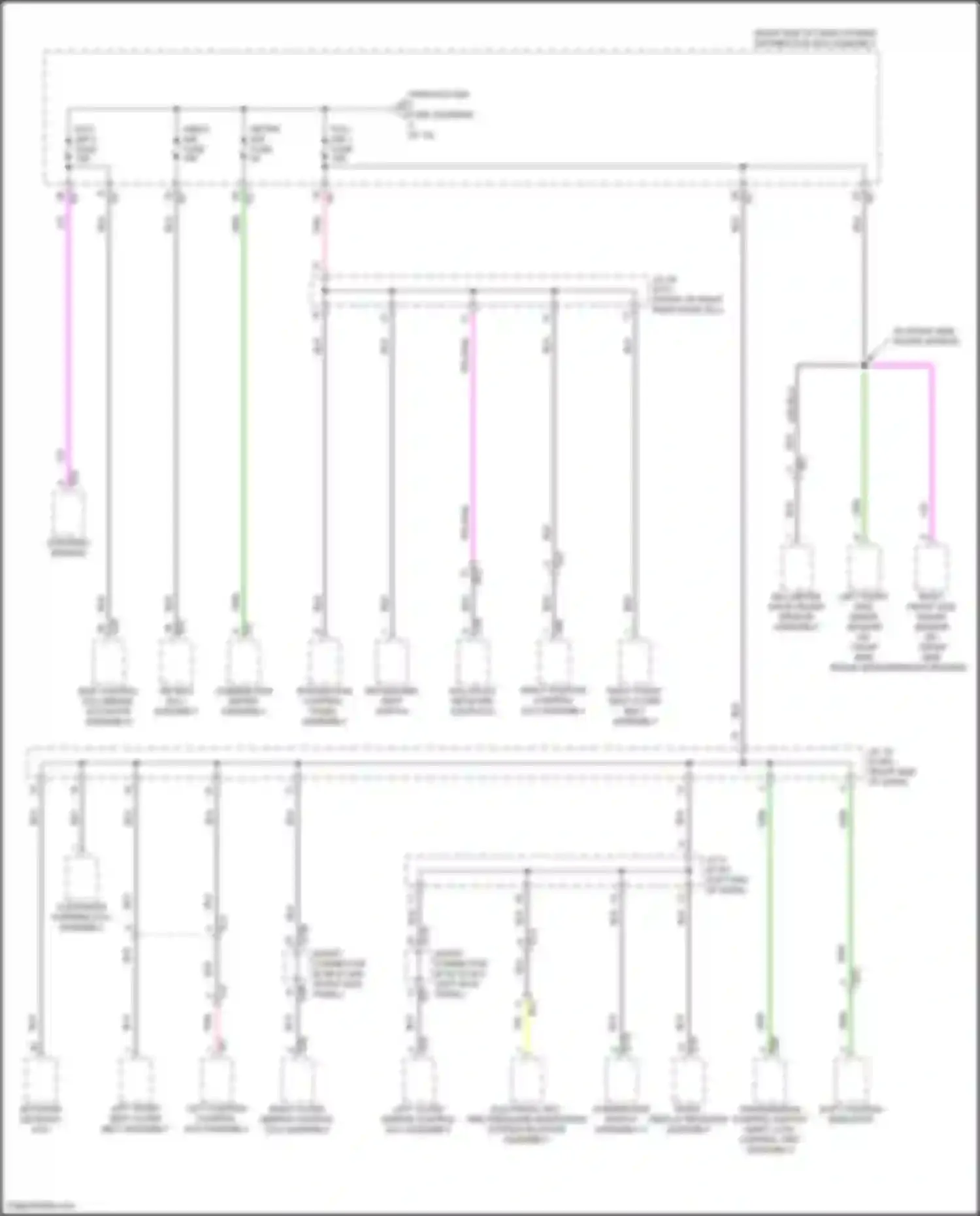 Wiring diagram ecu-igr 4 fuse for Lexus GX J310 (2023-2024) (7 of 7)