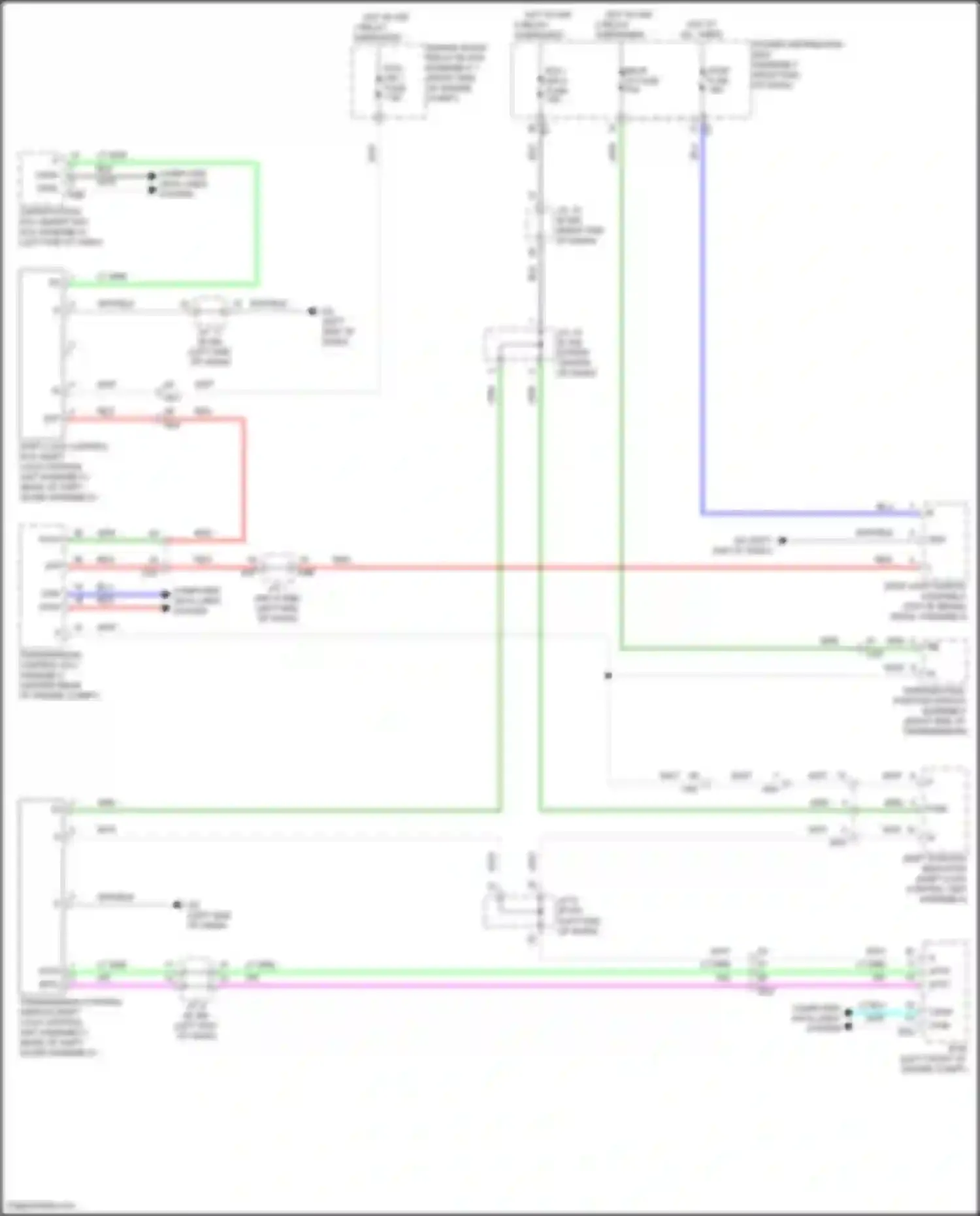 Wiring diagram engine room relay block assembly 1 for Lexus GX J310 (2023-2024) (8 of 33)
