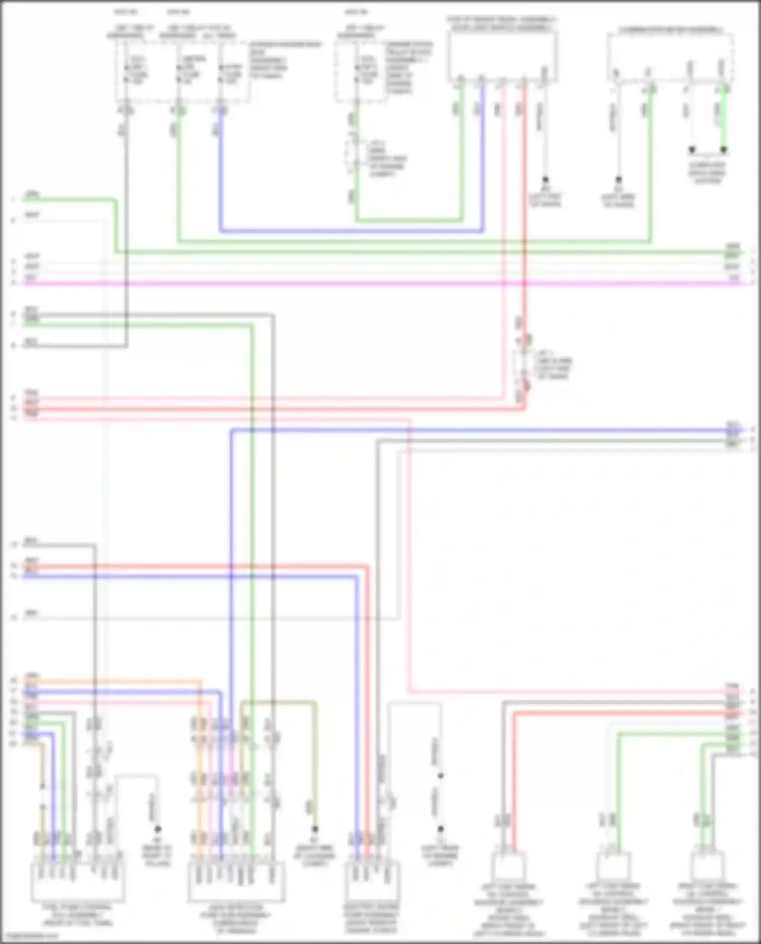 Wiring diagram engine room relay block assembly 1 for Lexus GX J310 (2023-2024) (33 of 33)