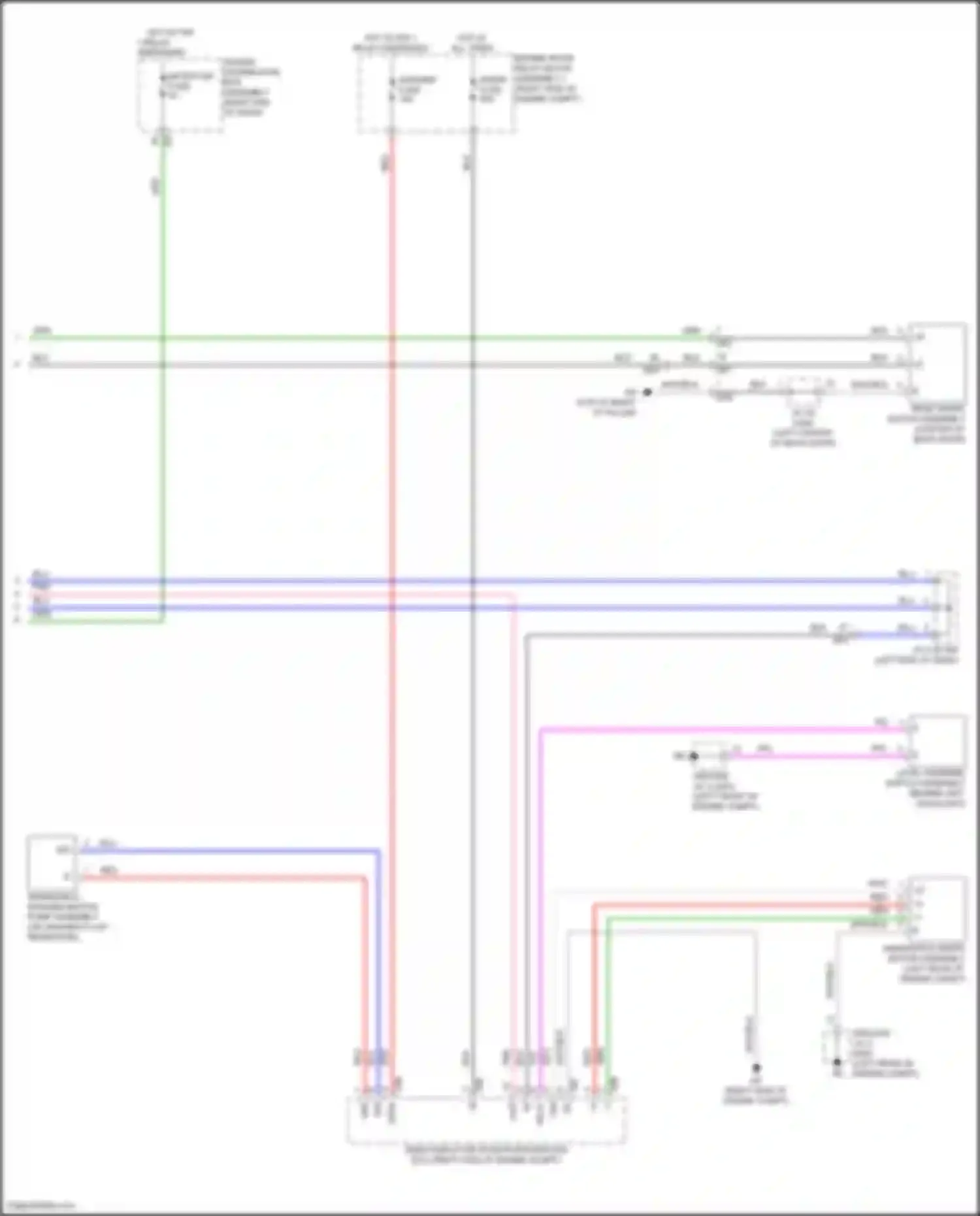 Wiring diagram engine room relay block assembly 1 for Lexus GX J310 (2023-2024) (32 of 33)