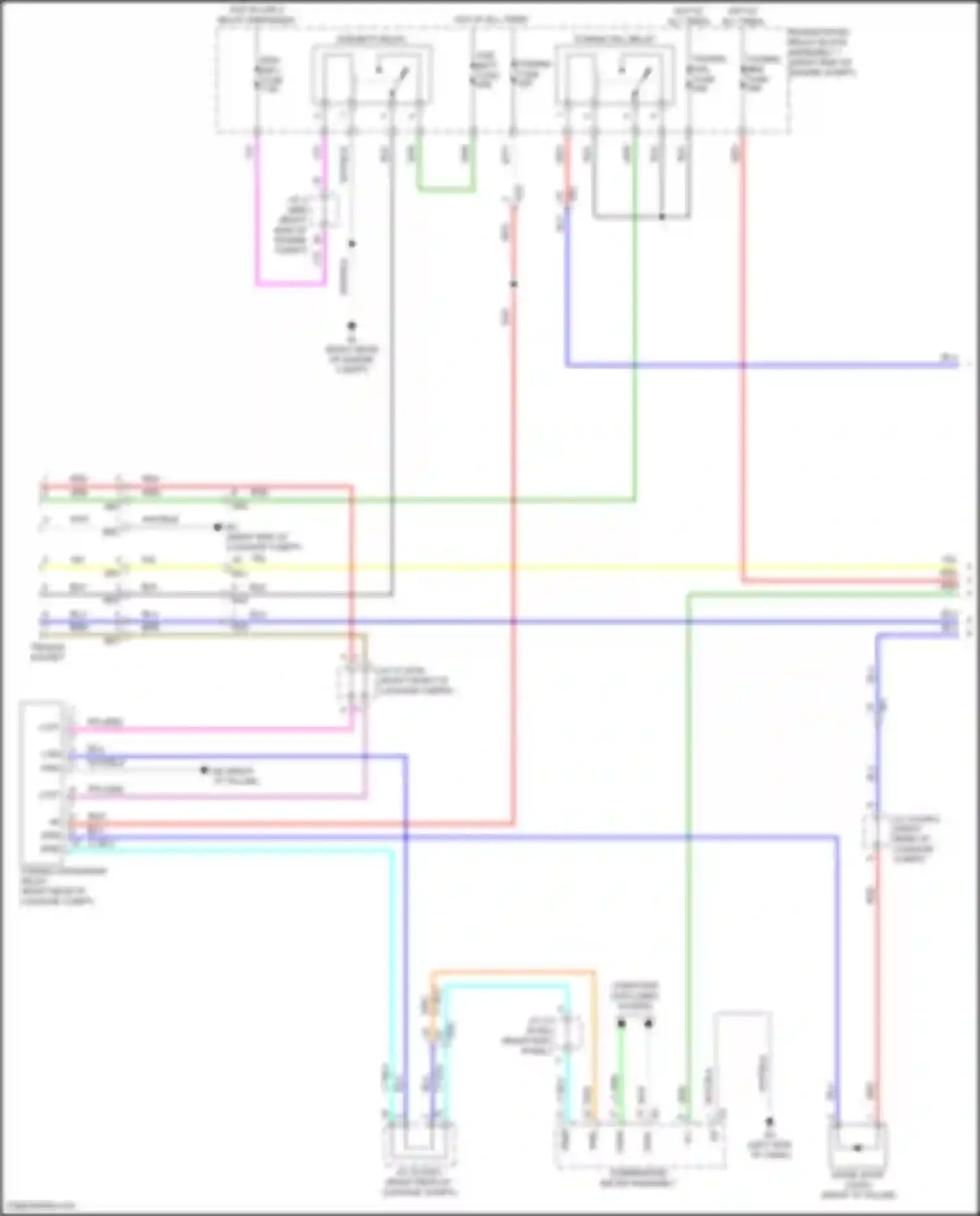 Wiring diagram hot w/ igr 3 relay energized for Lexus GX J310 (2023-2024) (5 of 5)