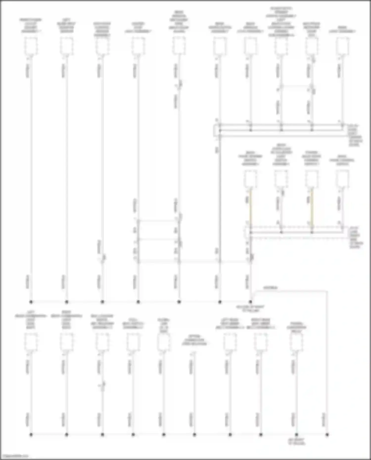 Wiring diagram kick door control sensor assembly for Lexus GX J310 (2023-2024) (2 of 3)