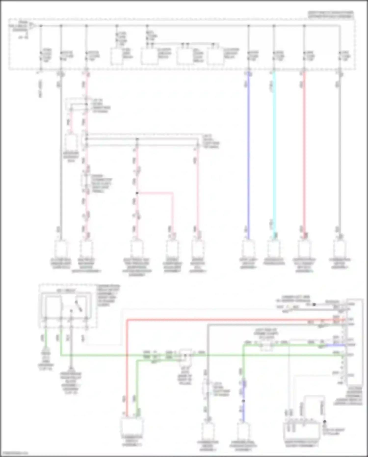 Wiring diagram rear power outlet socket assembly 1 for Lexus GX J310 (2023-2024) (2 of 2)