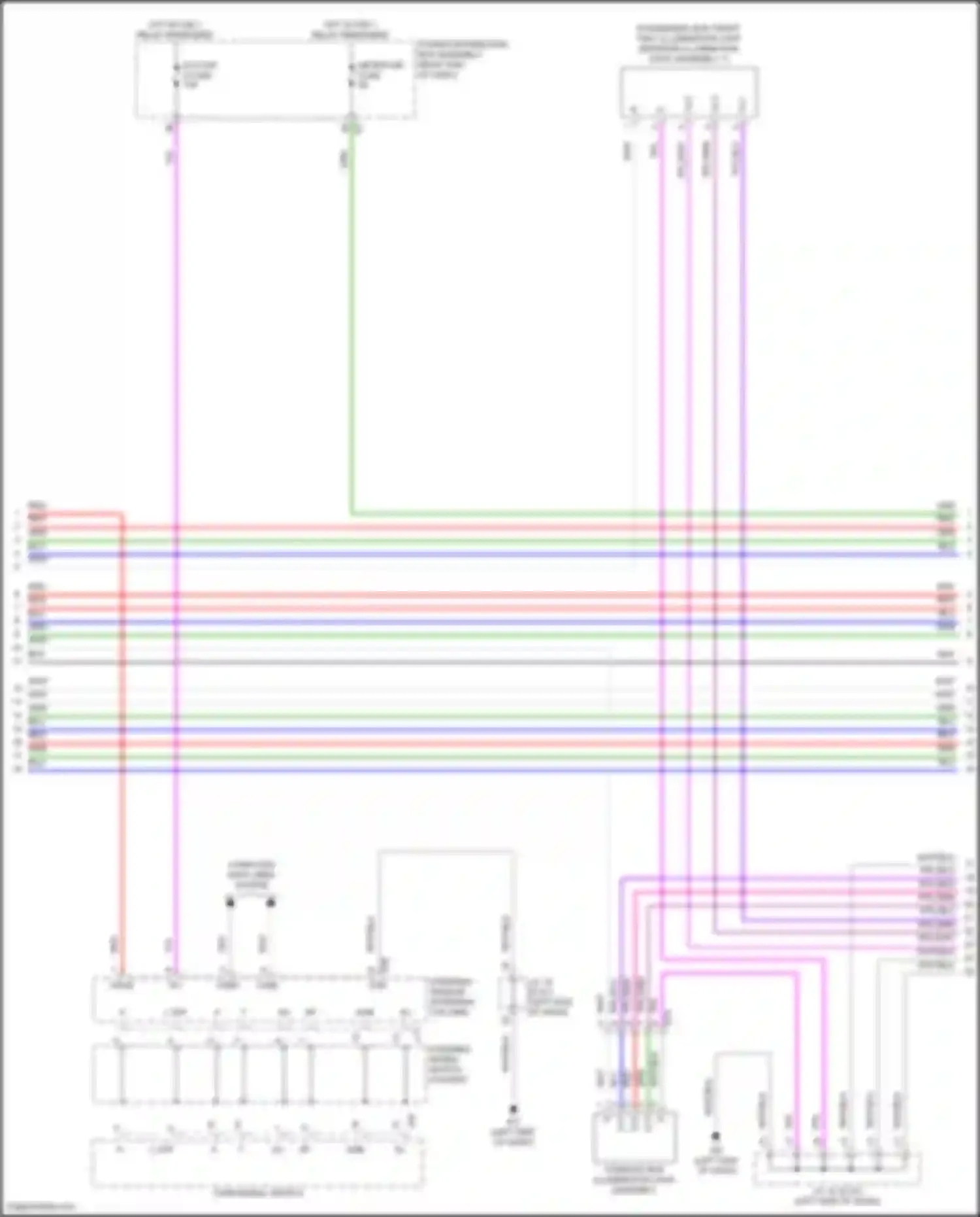 Wiring diagram steering column) for Lexus GX J310 (2023-2024) (3 of 25)