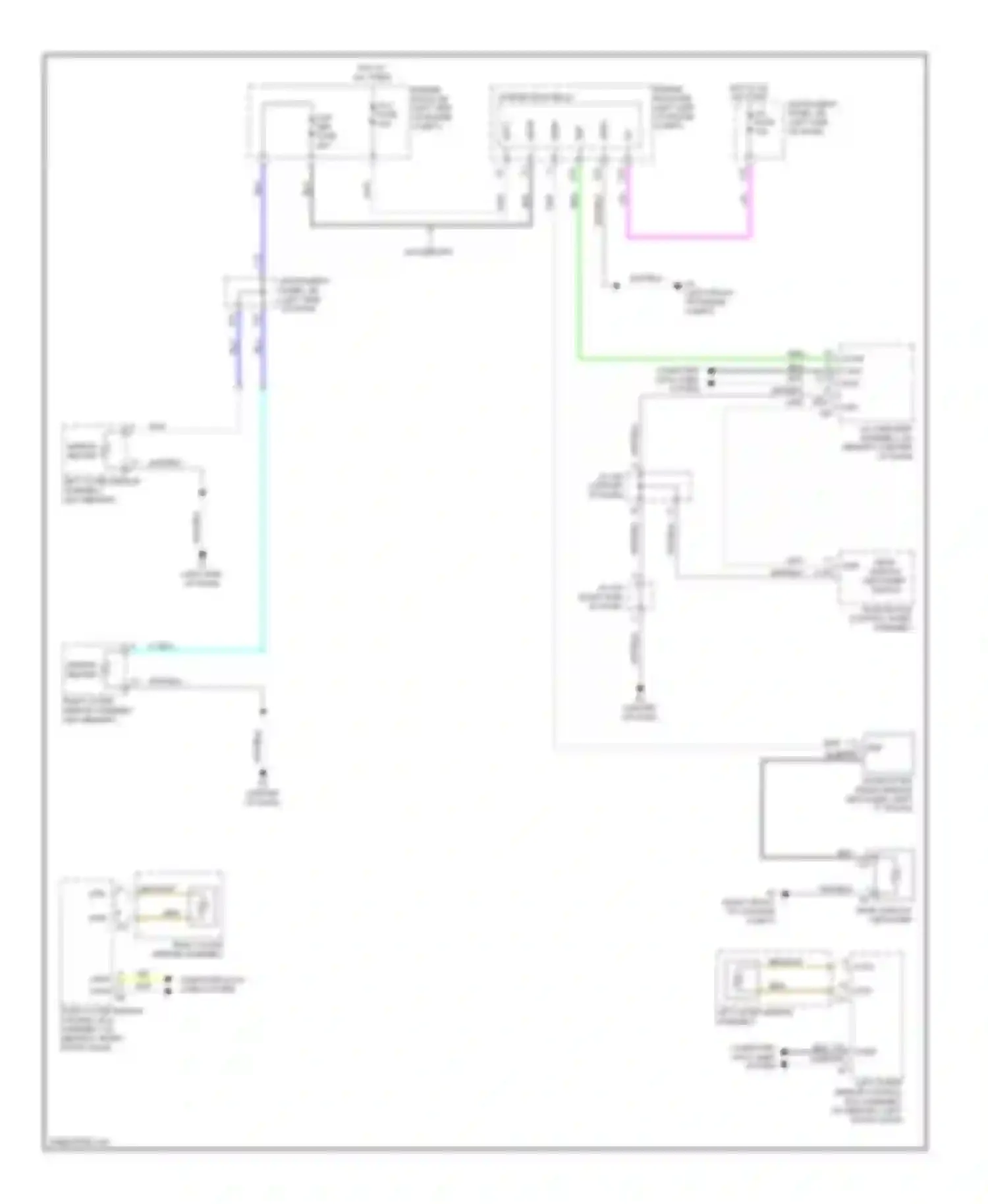 HS Lexus I (2009-2012): Rear defogger & heated mirrors circuit