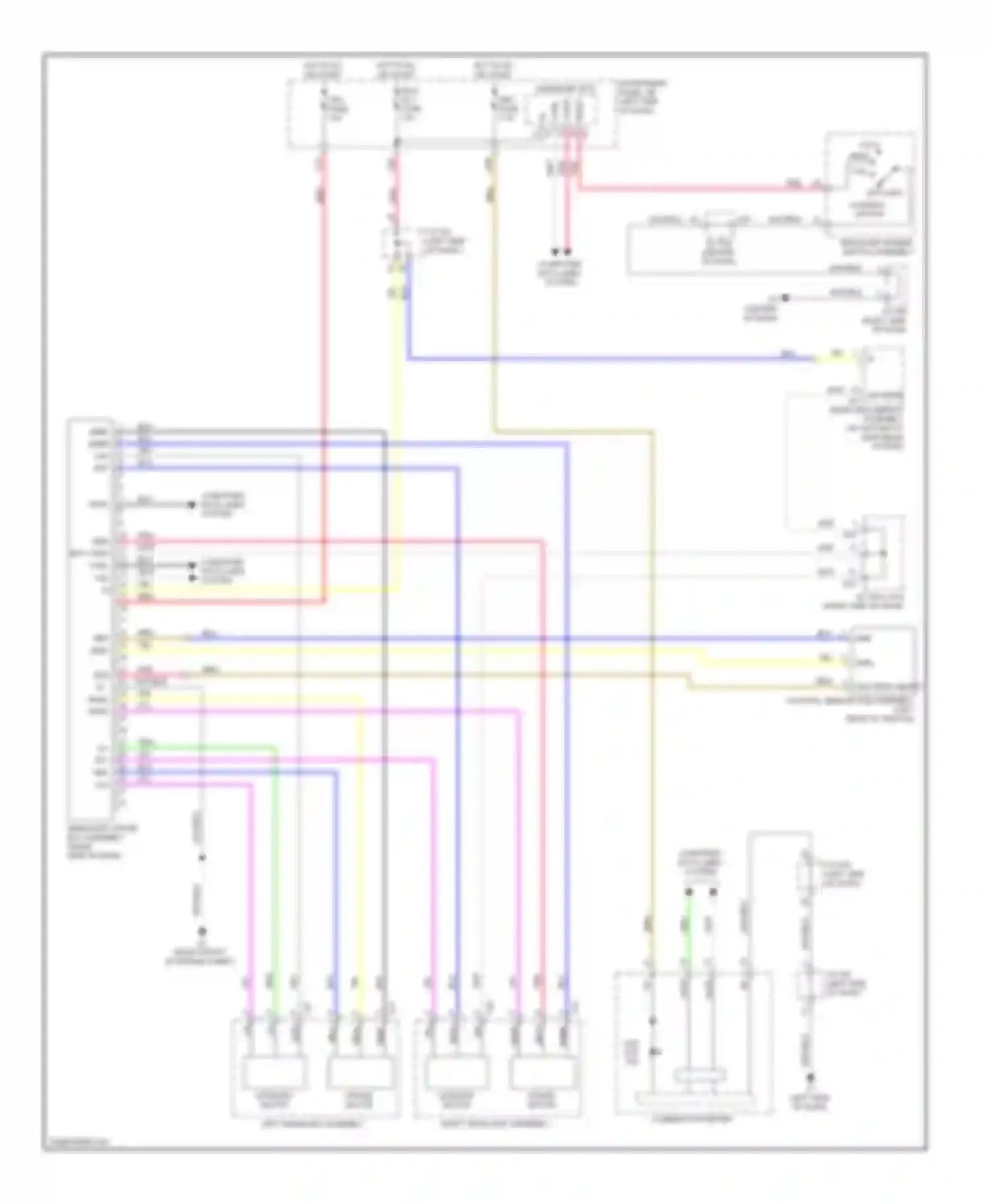 HS Lexus I (2009-2012): Adaptive front lighting circuit