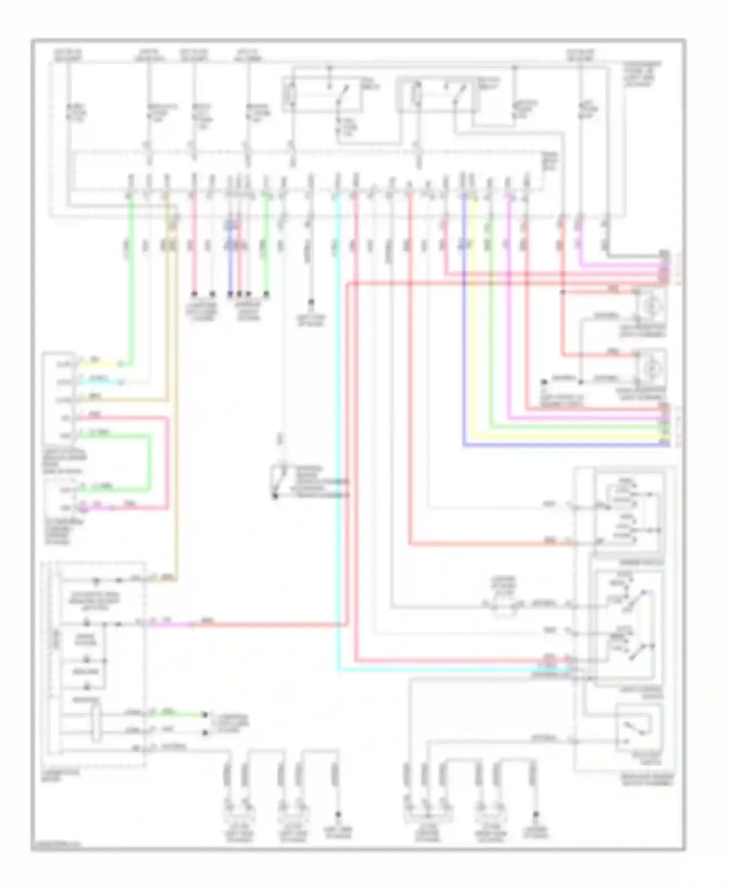 HS Lexus I (2009-2012): Headlamps circuit (1 of 2)
