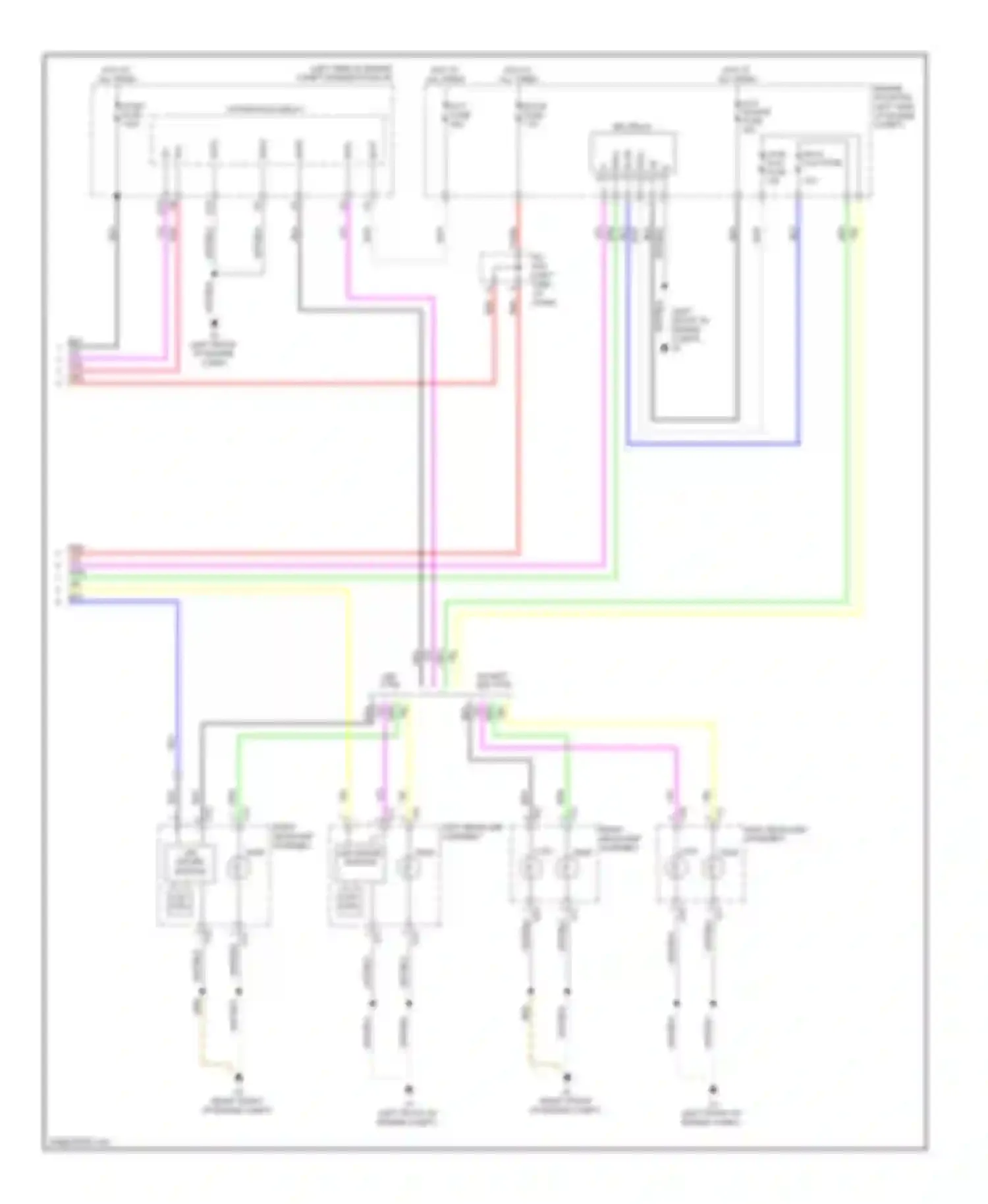 HS Lexus I (2009-2012): Headlamps circuit (2 of 2)