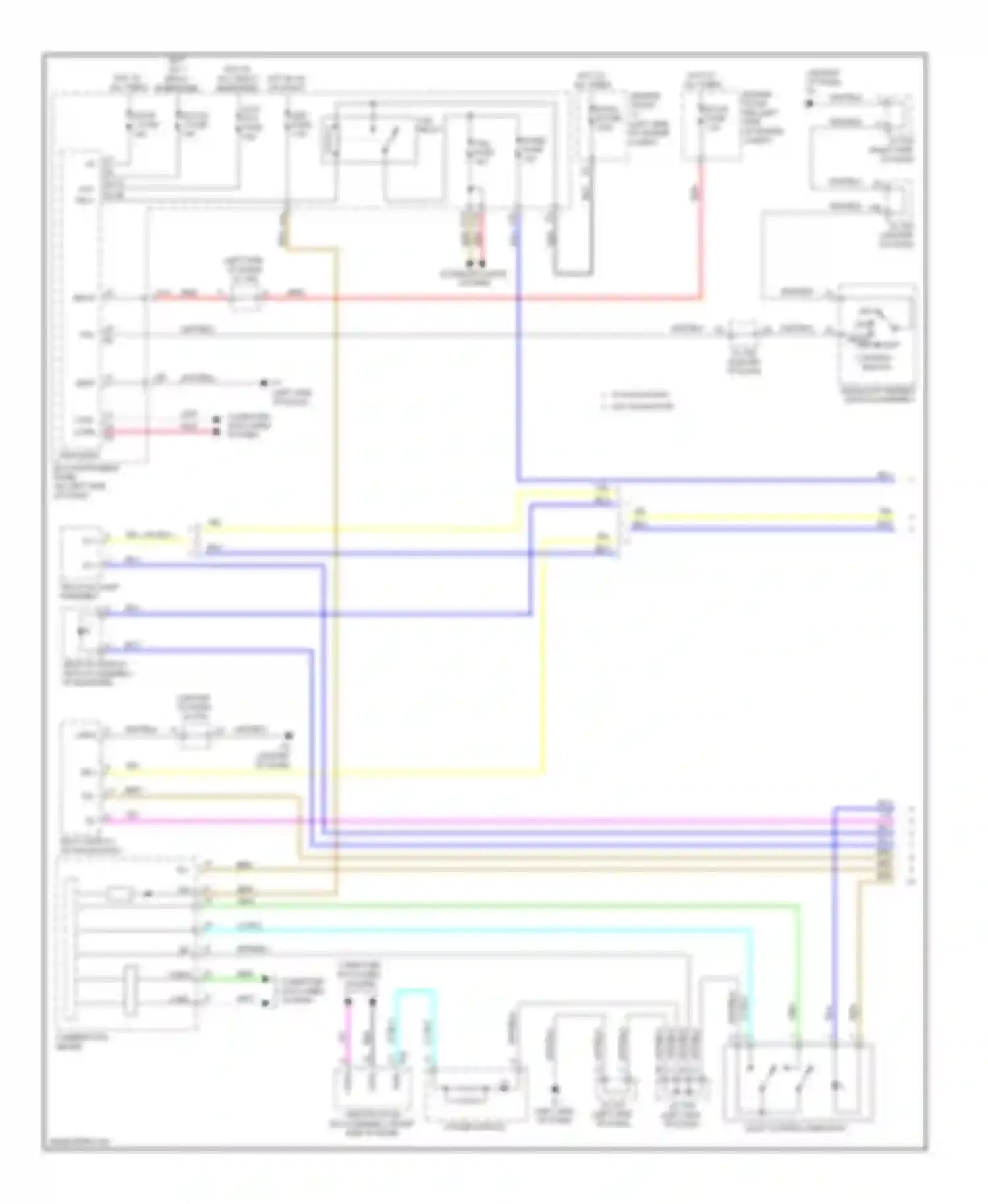 HS Lexus I (2009-2012): Instrument illumination circuit (1 of 3)