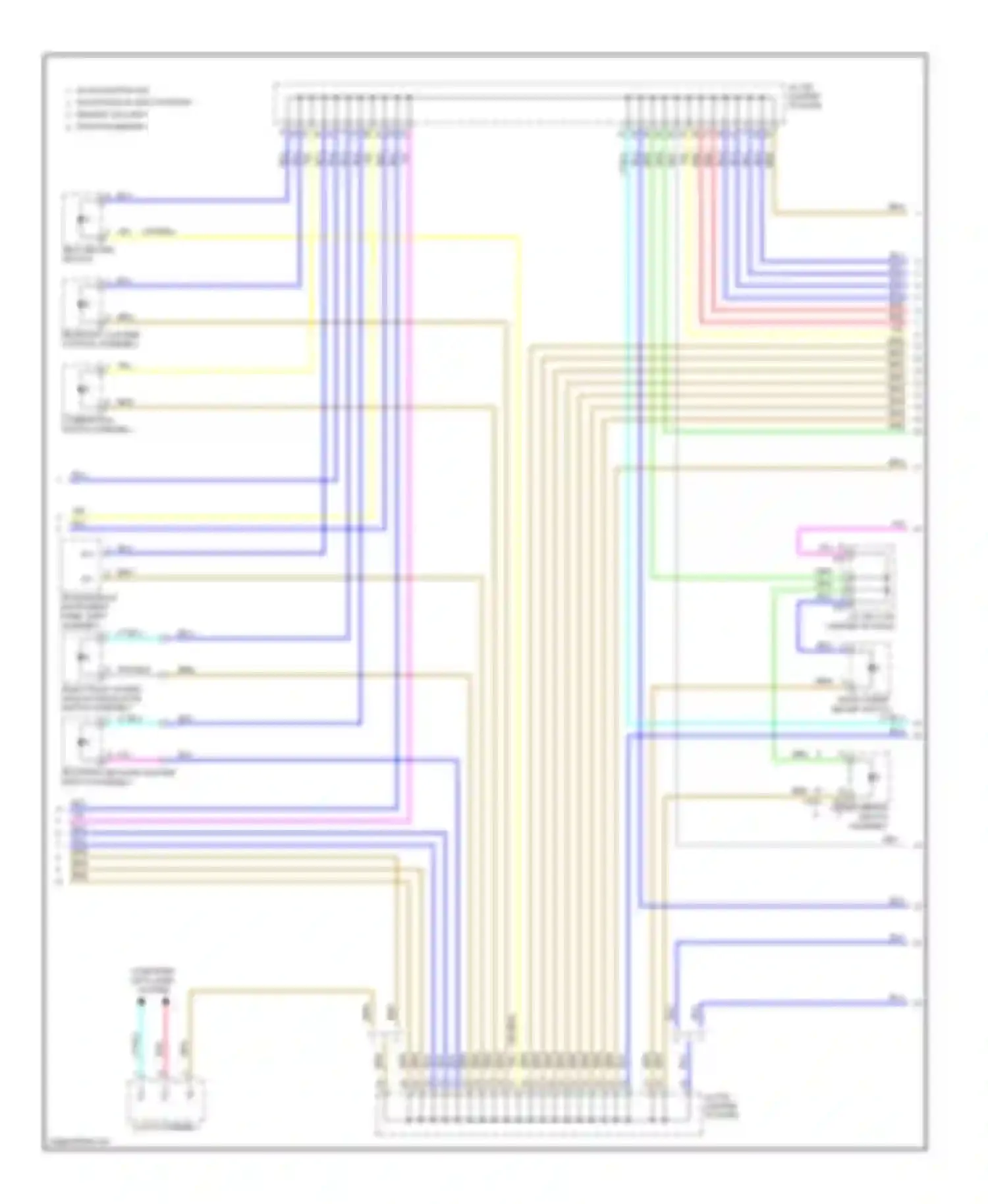 HS Lexus I (2009-2012): Instrument illumination circuit (2 of 3)