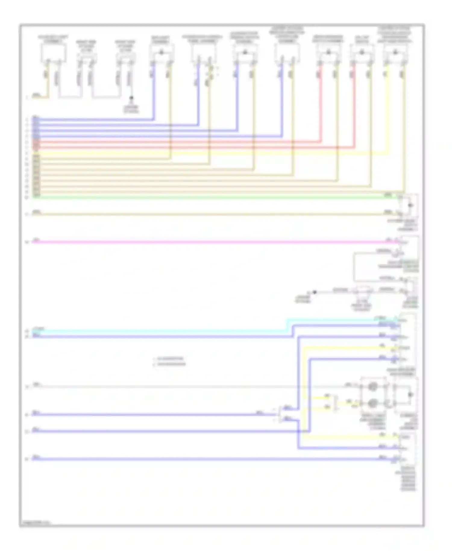 HS Lexus I (2009-2012): Instrument illumination circuit (3 of 3)