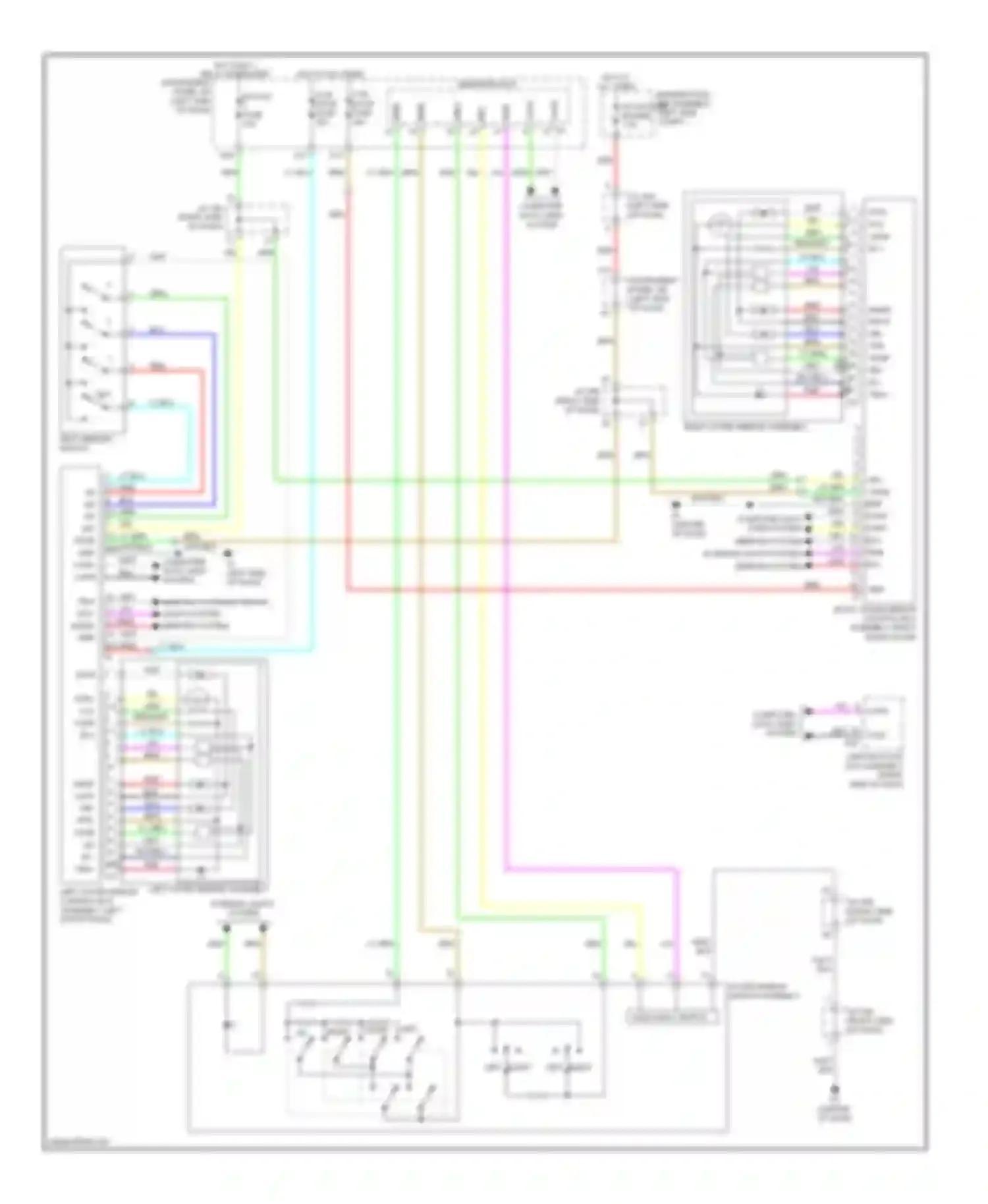 HS Lexus I (2009-2012): Memory mirrors circuit