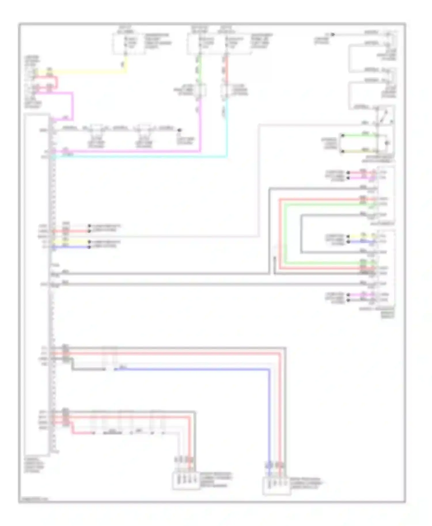 HS Lexus I (2009-2012): Parking assistant circuit