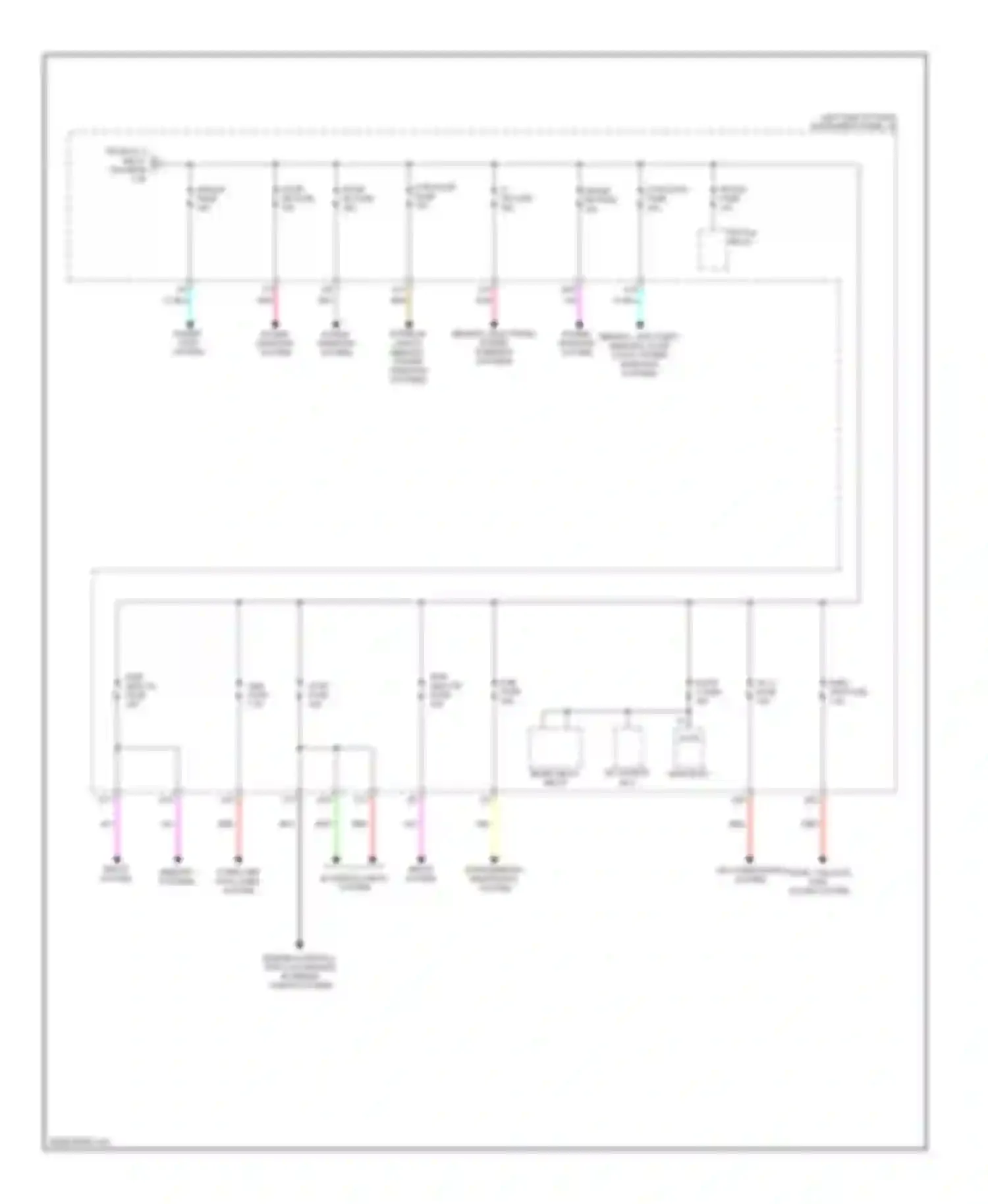 HS Lexus I (2009-2012): Power distribution circuit (3 of 3)