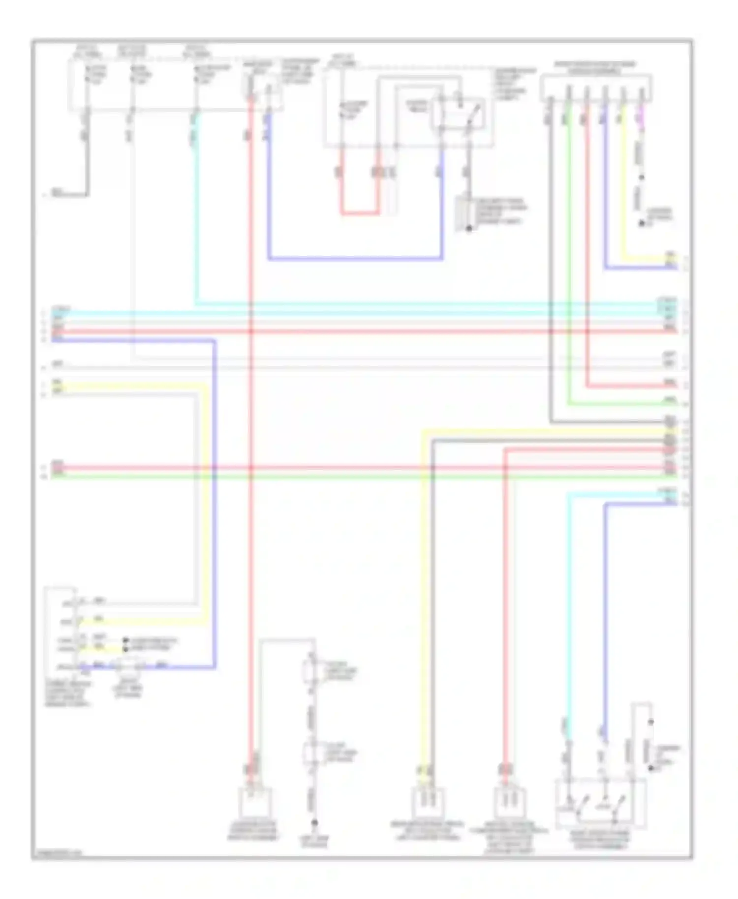 HS Lexus I (2009-2012): Power door locks circuit (4 of 5)
