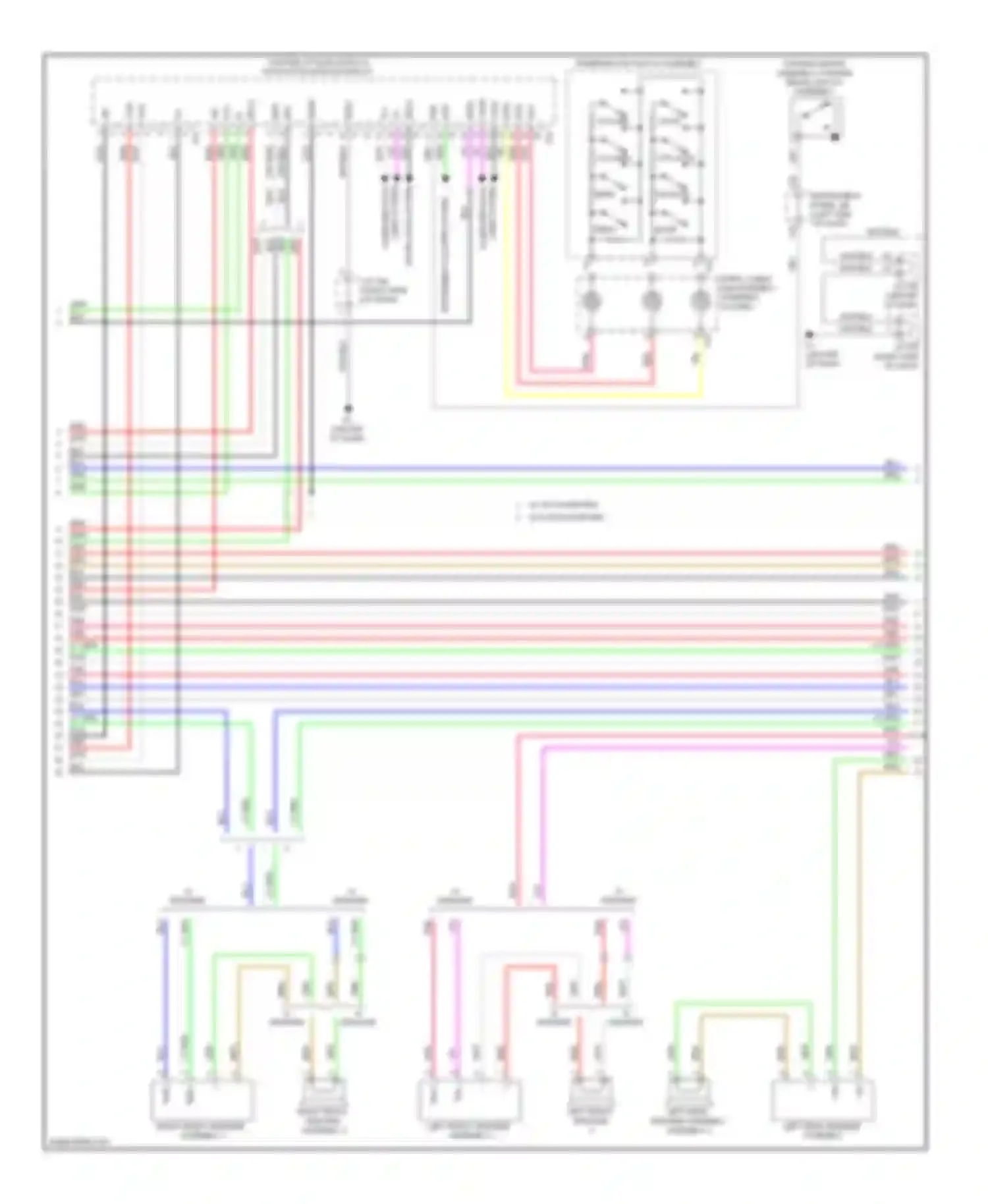 HS Lexus I (2009-2012): Radio circuit, with navigation (5 of 6)