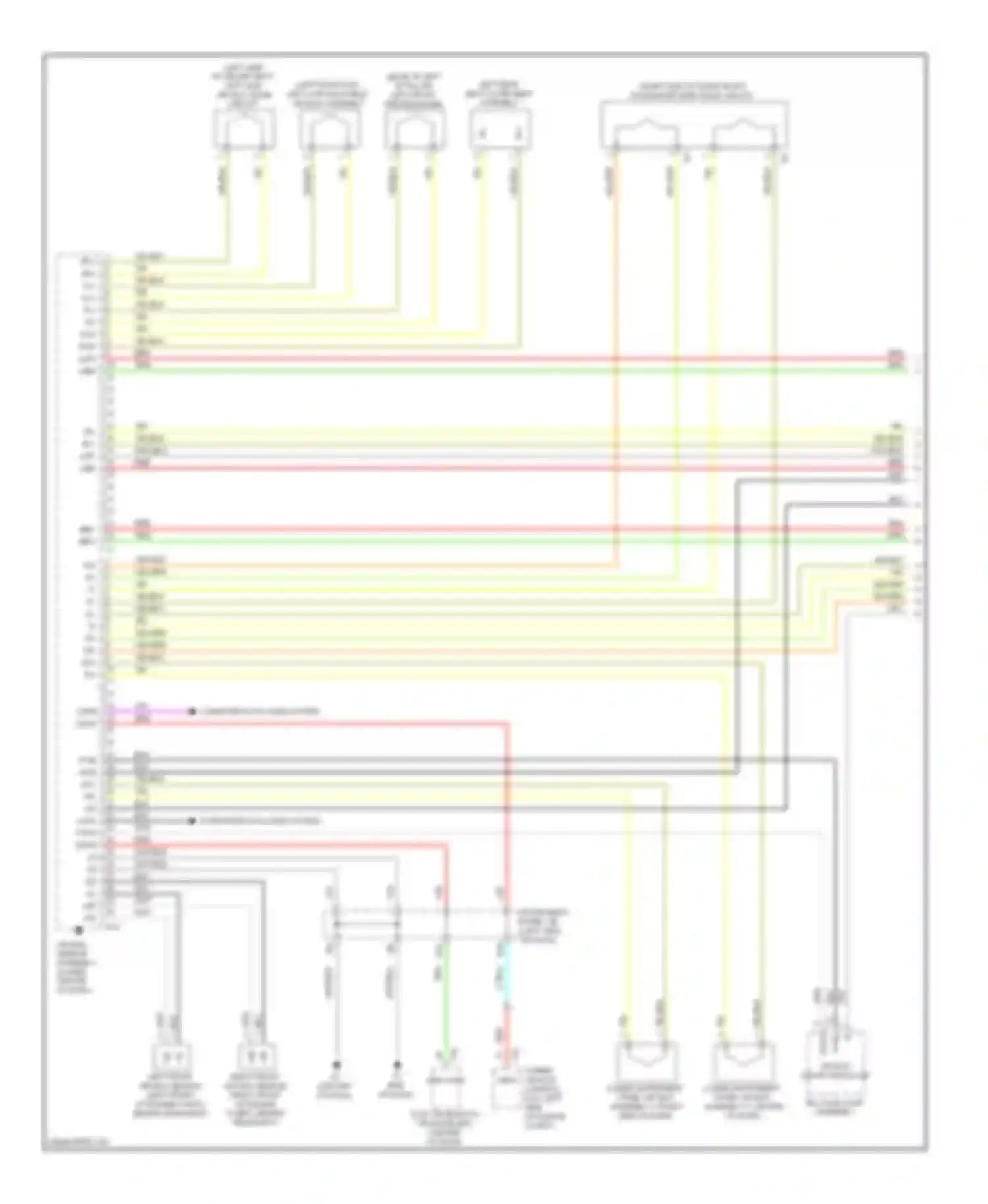 HS Lexus I (2009-2012): Supplemental restraint circuit (1 of 3)