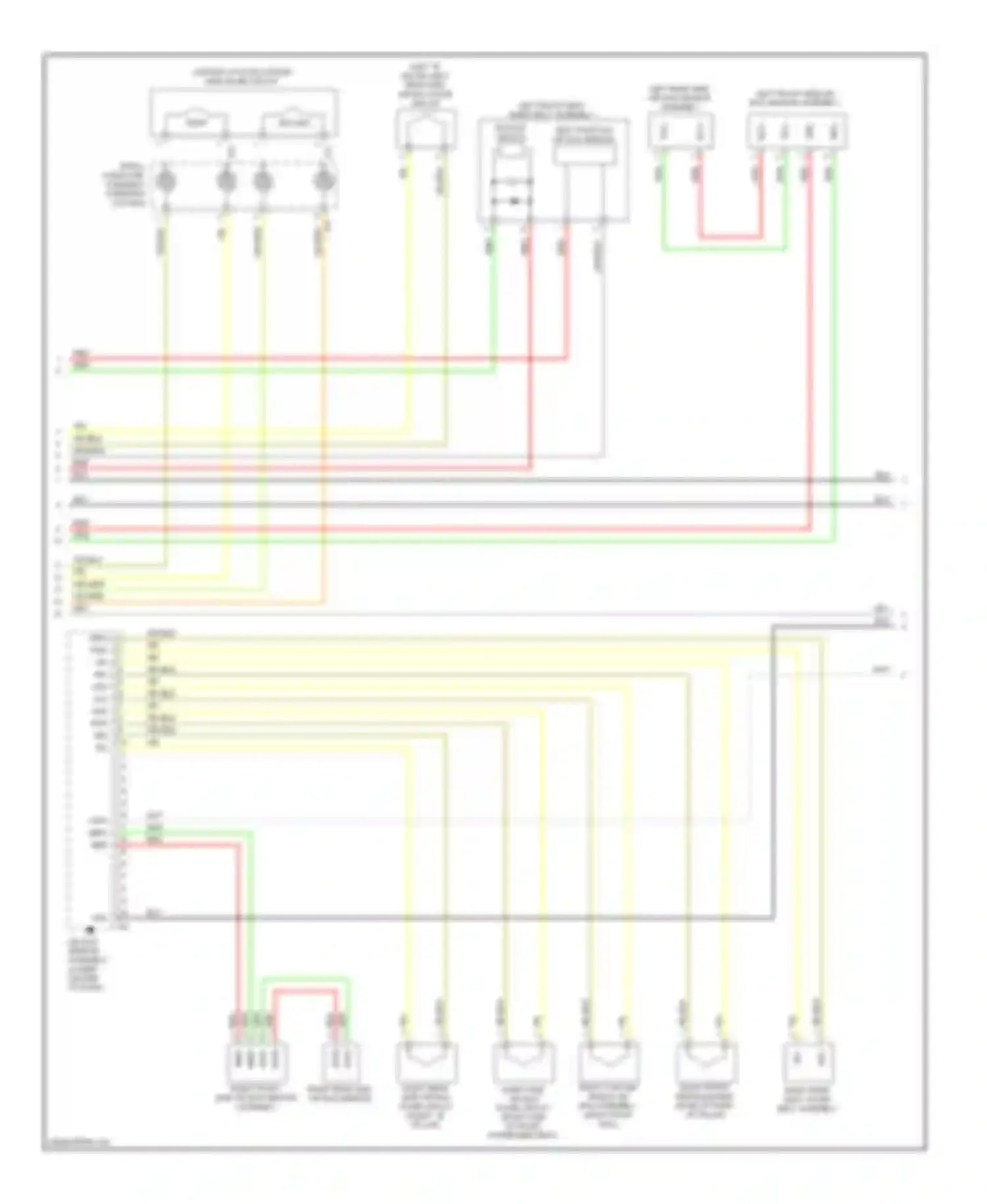HS Lexus I (2009-2012): Supplemental restraint circuit (2 of 3)