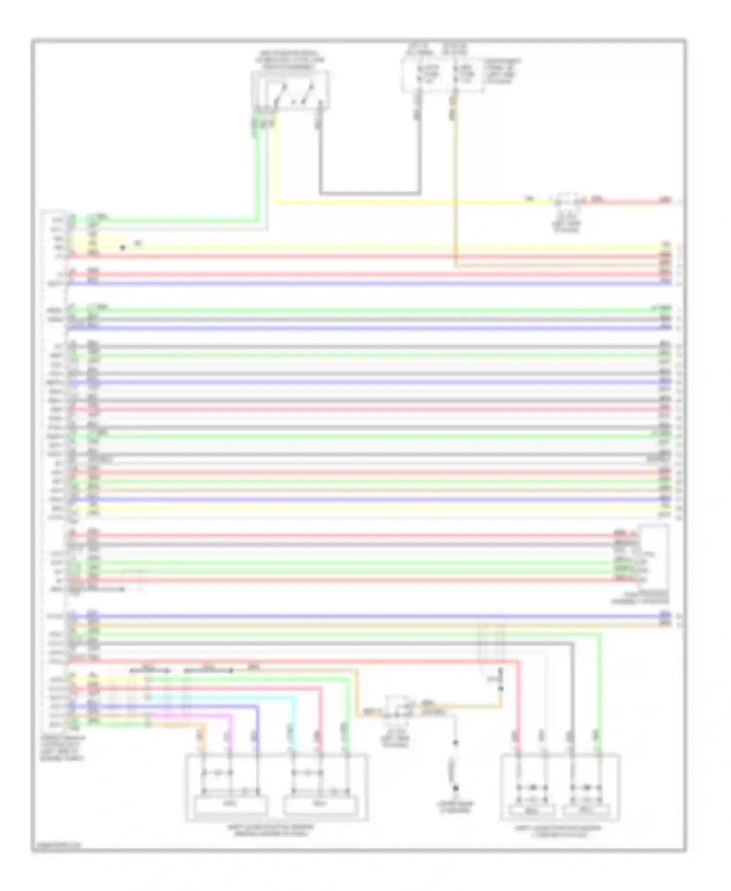 HS Lexus I (2009-2012): Transmission circuit (1 of 3)