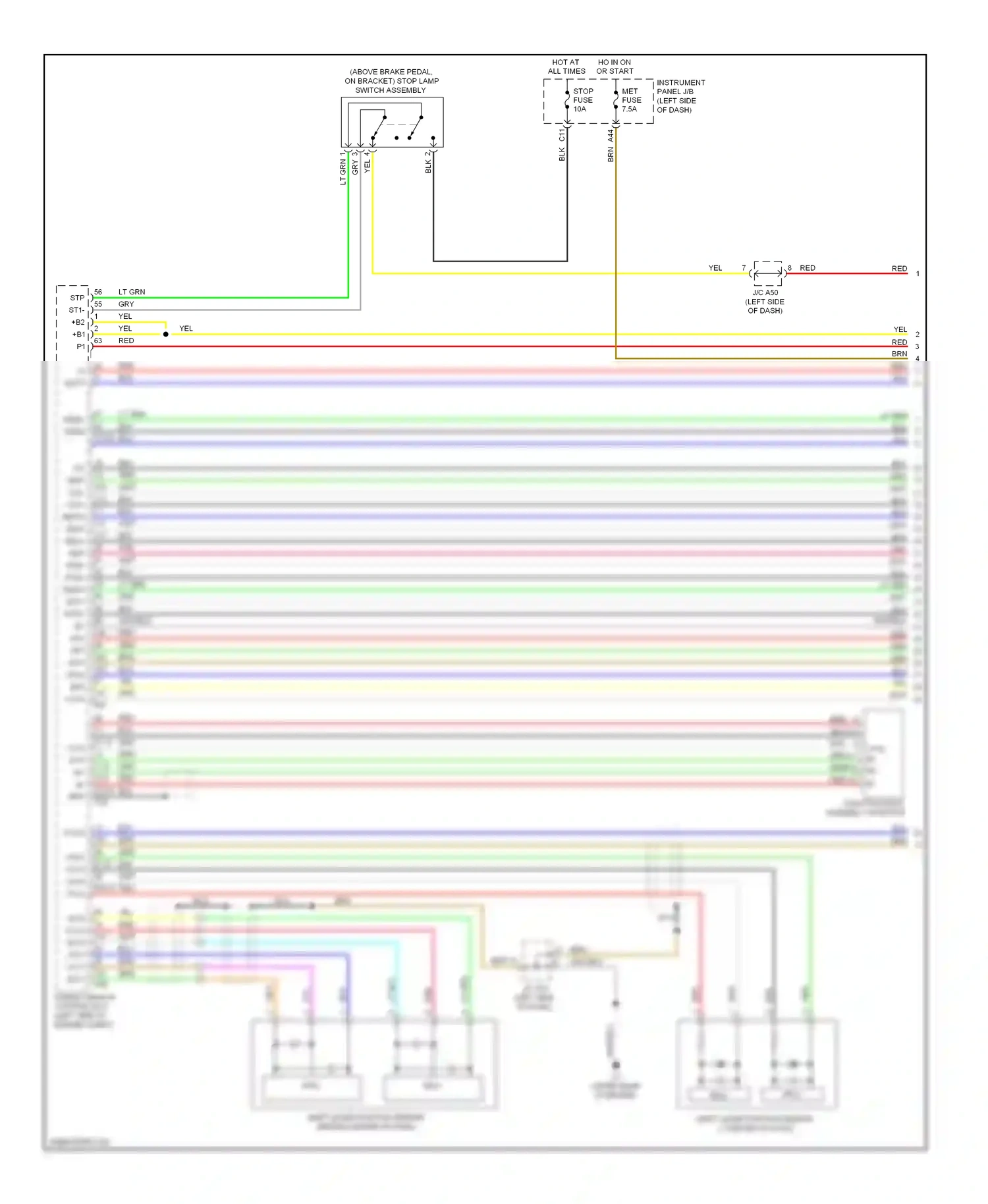 Lexus HS I (2009-2012) blk wiring diagram  (87 of 95)