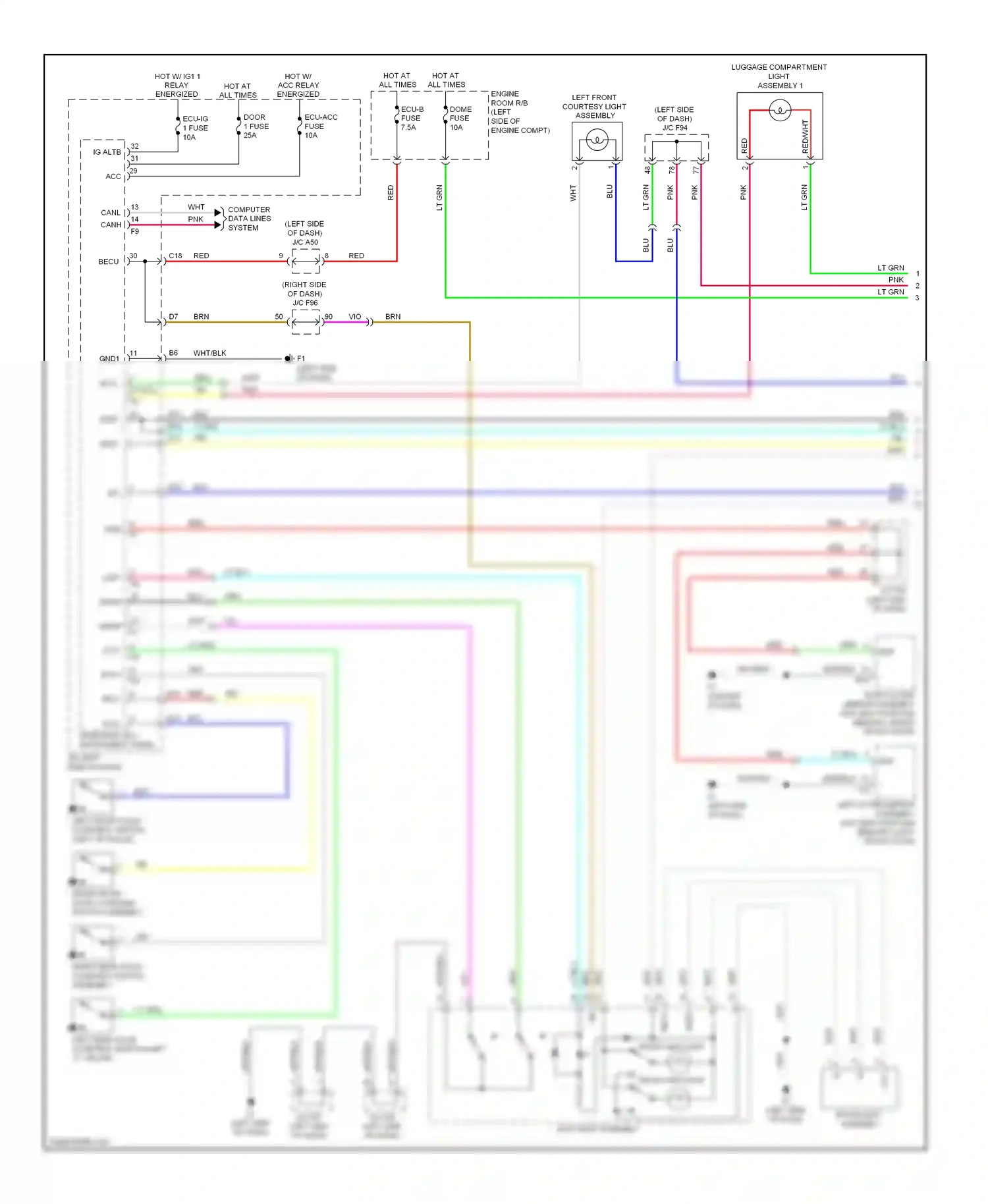 Lexus HS I (2009-2012) blu wiring diagram  (41 of 94)