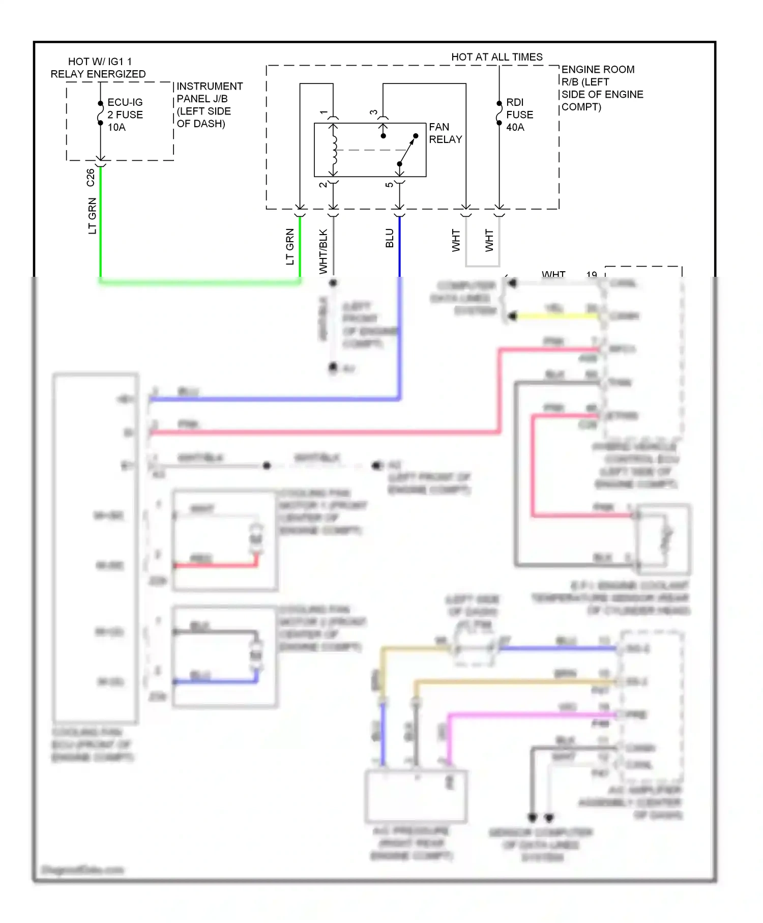 Lexus HS I (2009-2012) blu wiring diagram  (16 of 94)