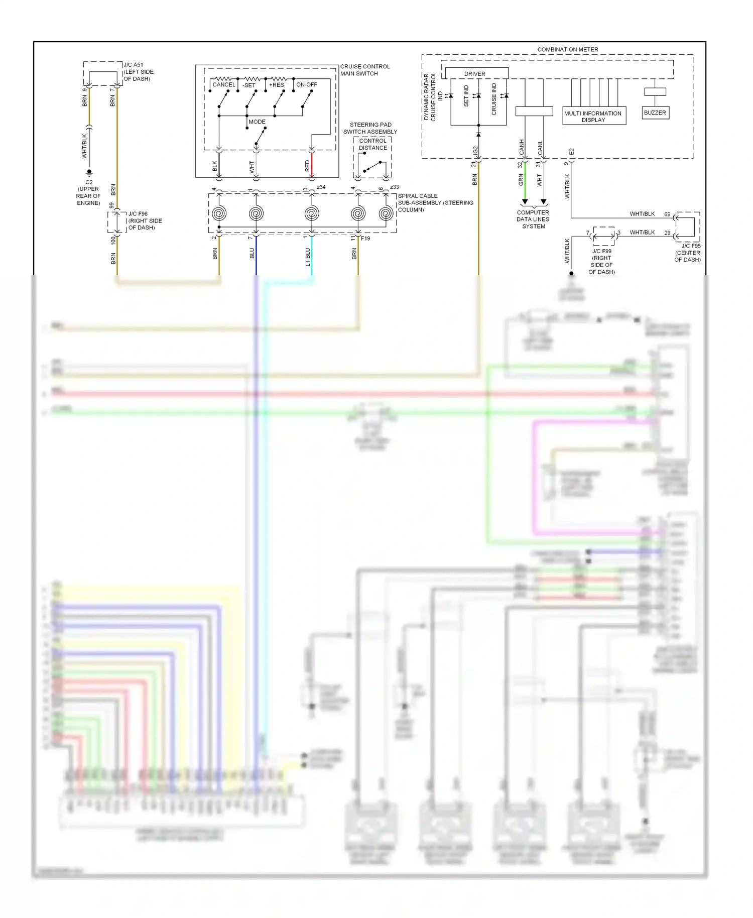 Lexus HS I (2009-2012) buzzer wiring diagram  (2 of 11)
