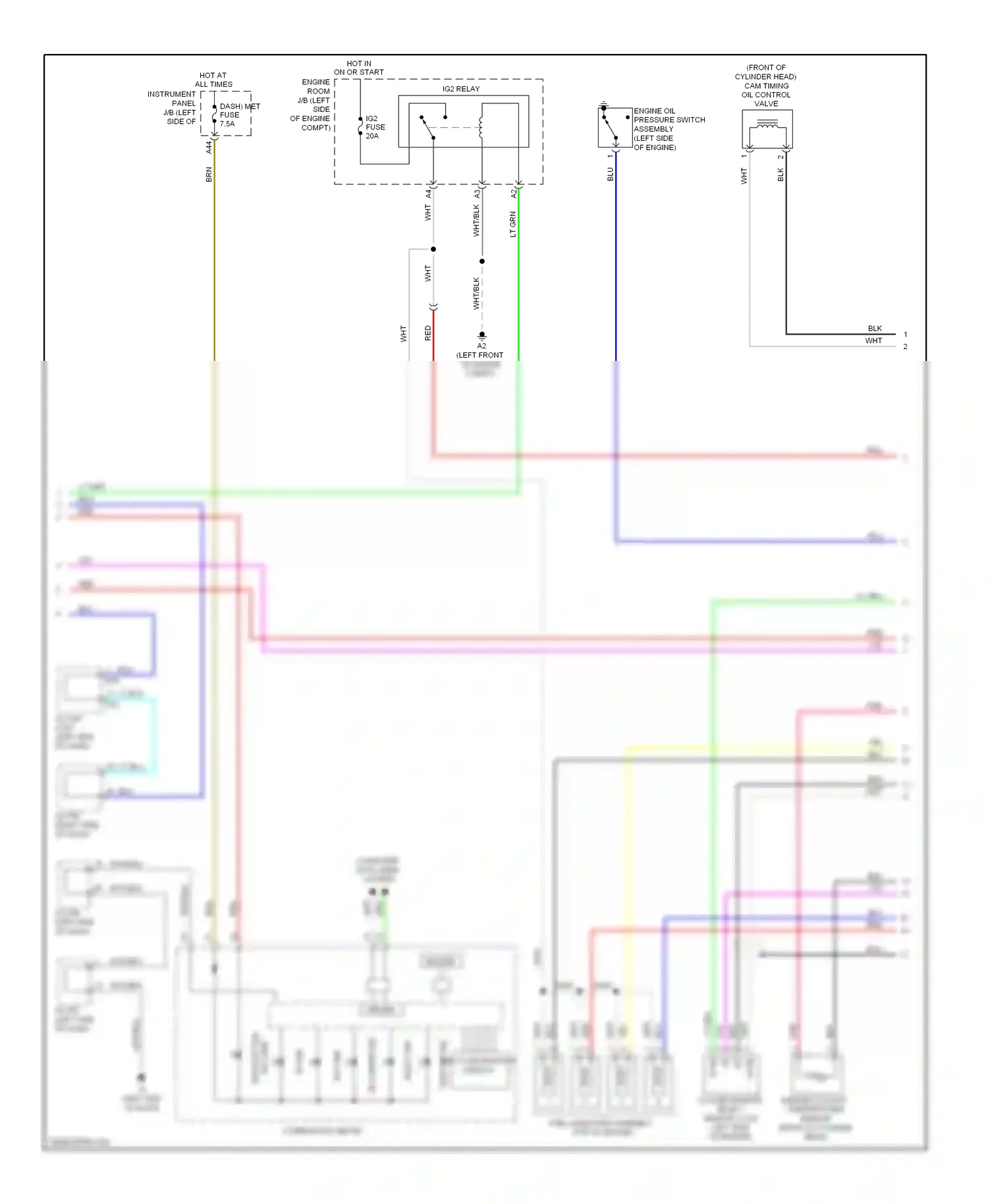 Lexus HS I (2009-2012) computer data lines system wiring diagram  (20 of 62)