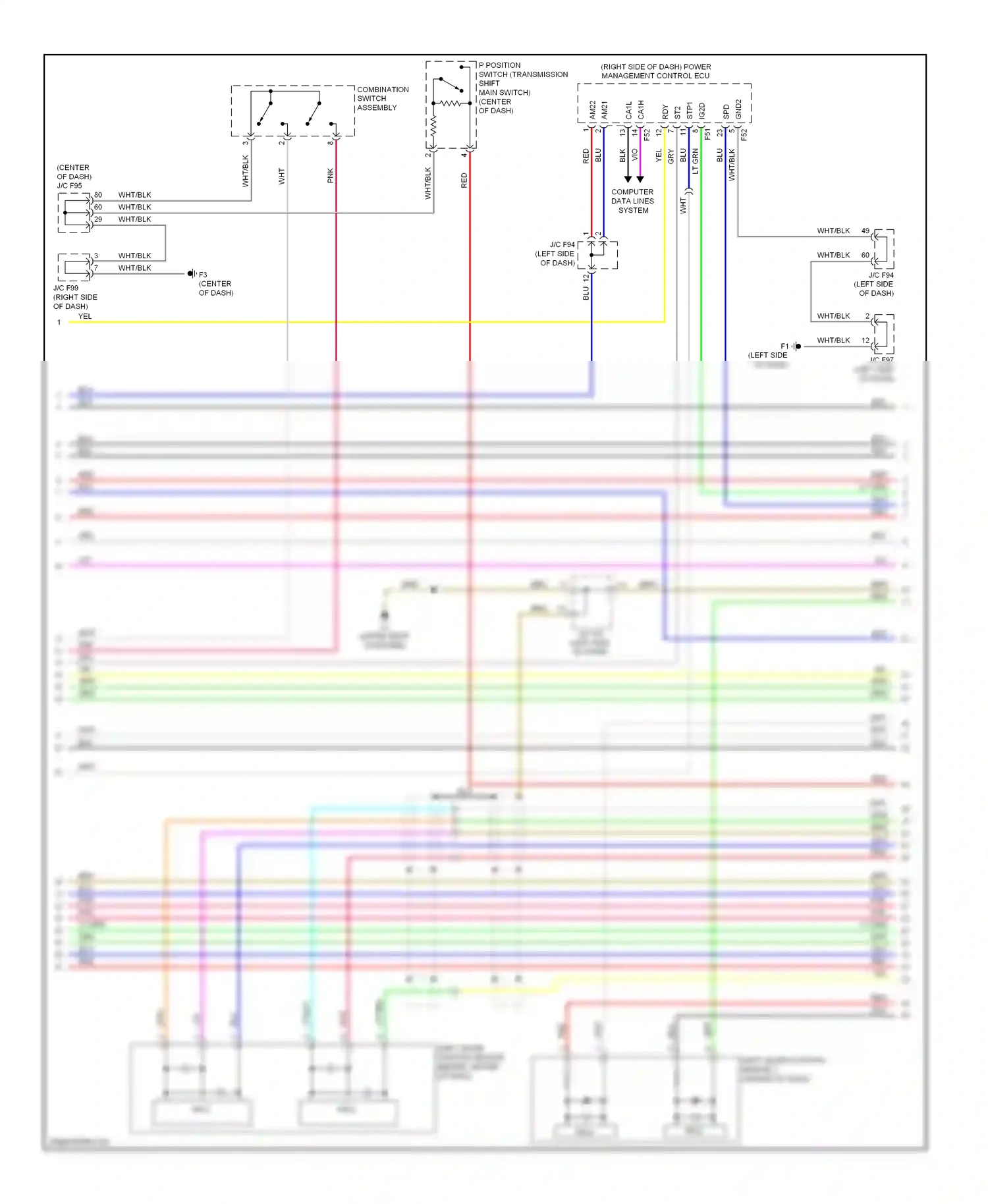 Lexus HS I (2009-2012) computer data lines system wiring diagram  (19 of 62)