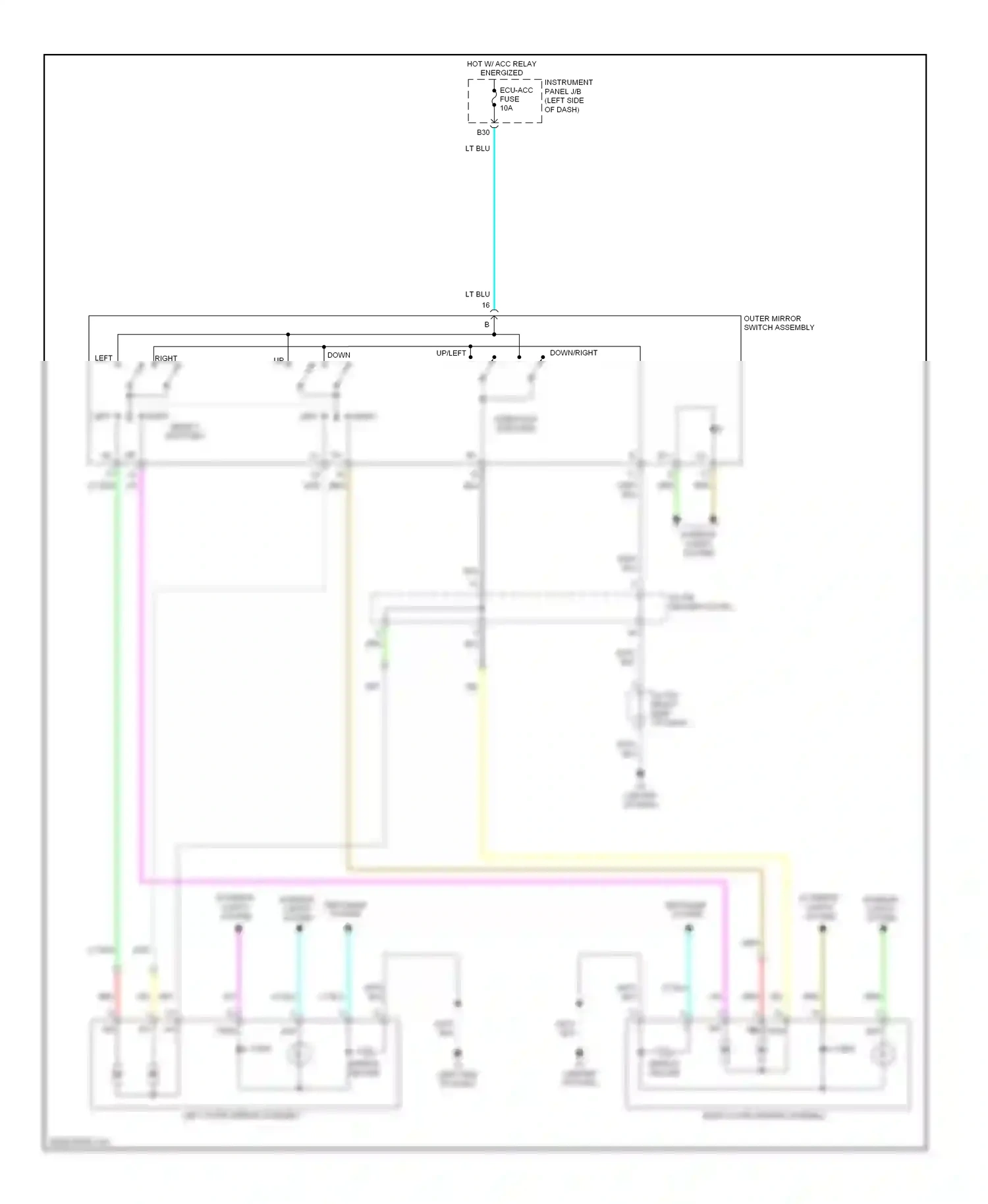 Lexus HS I (2009-2012) down wiring diagram  (4 of 4)