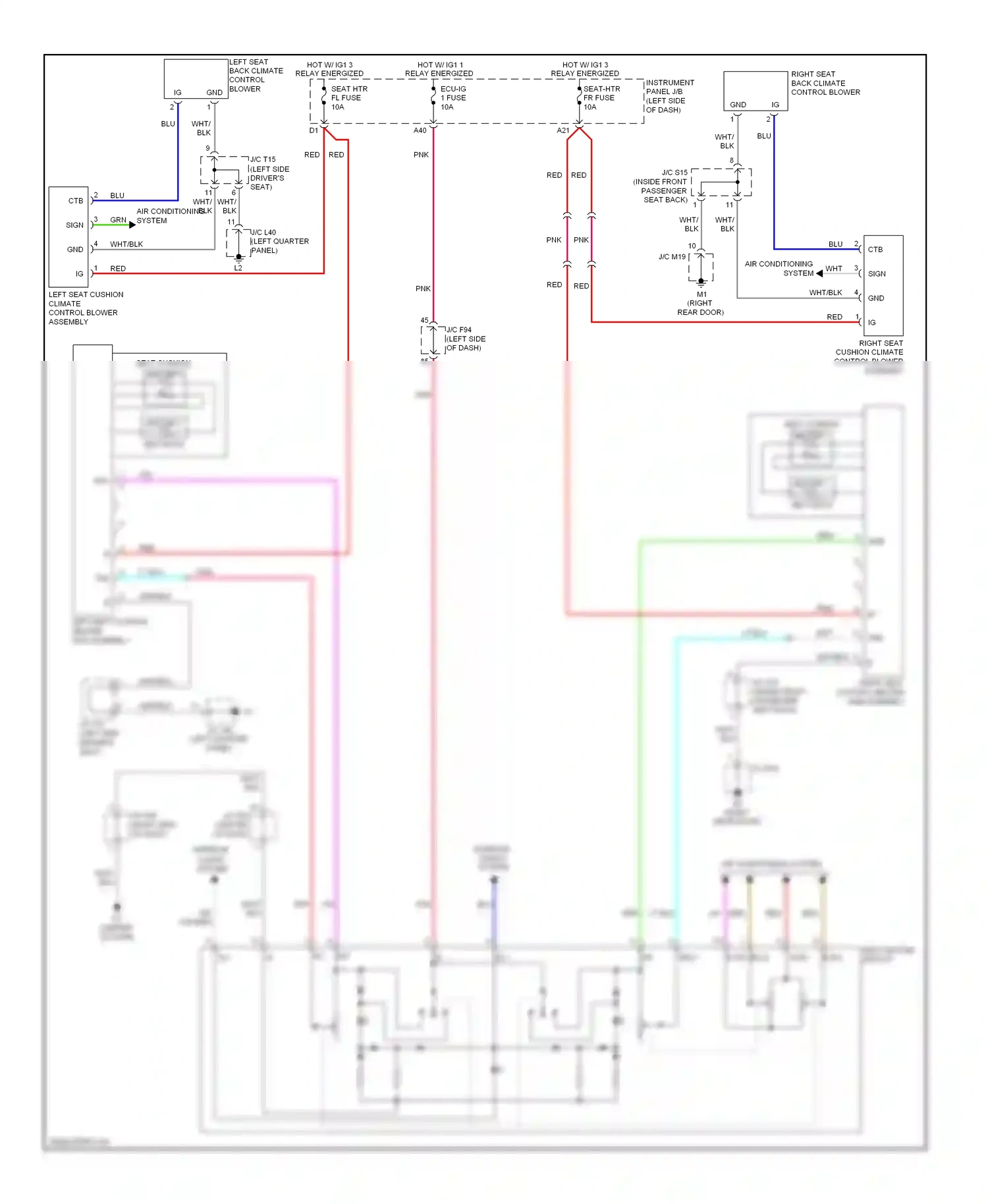 Lexus HS I (2009-2012) left quarter panel) wiring diagram  (2 of 12)