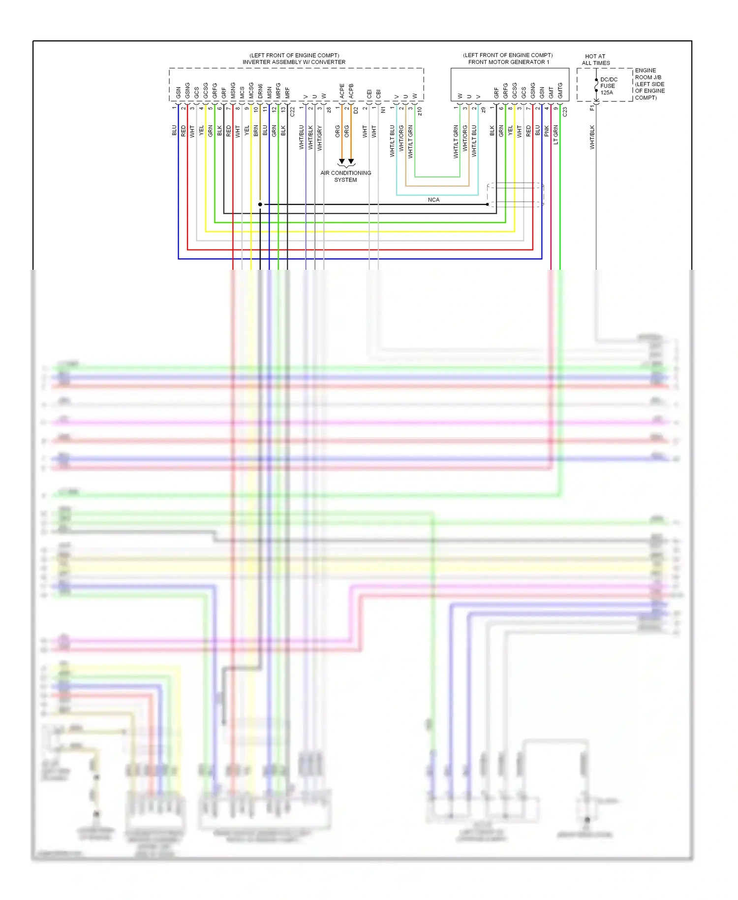 Lexus HS I (2009-2012) mcsg wiring diagram  (1 of 1)