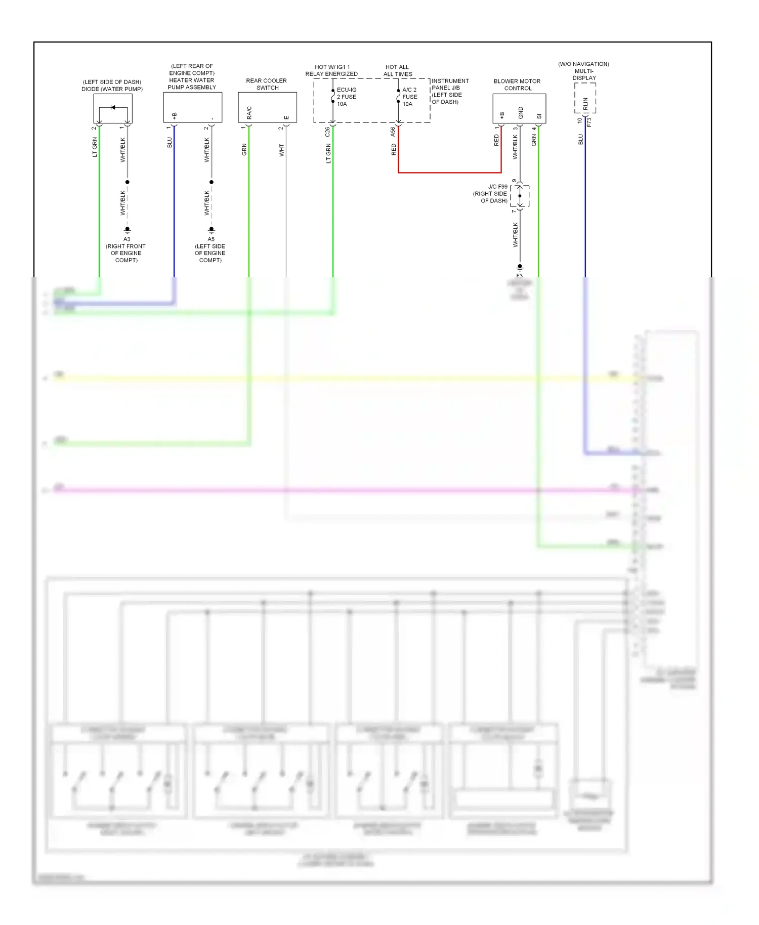 Lexus HS I (2009-2012) plsm wiring diagram  (1 of 1)